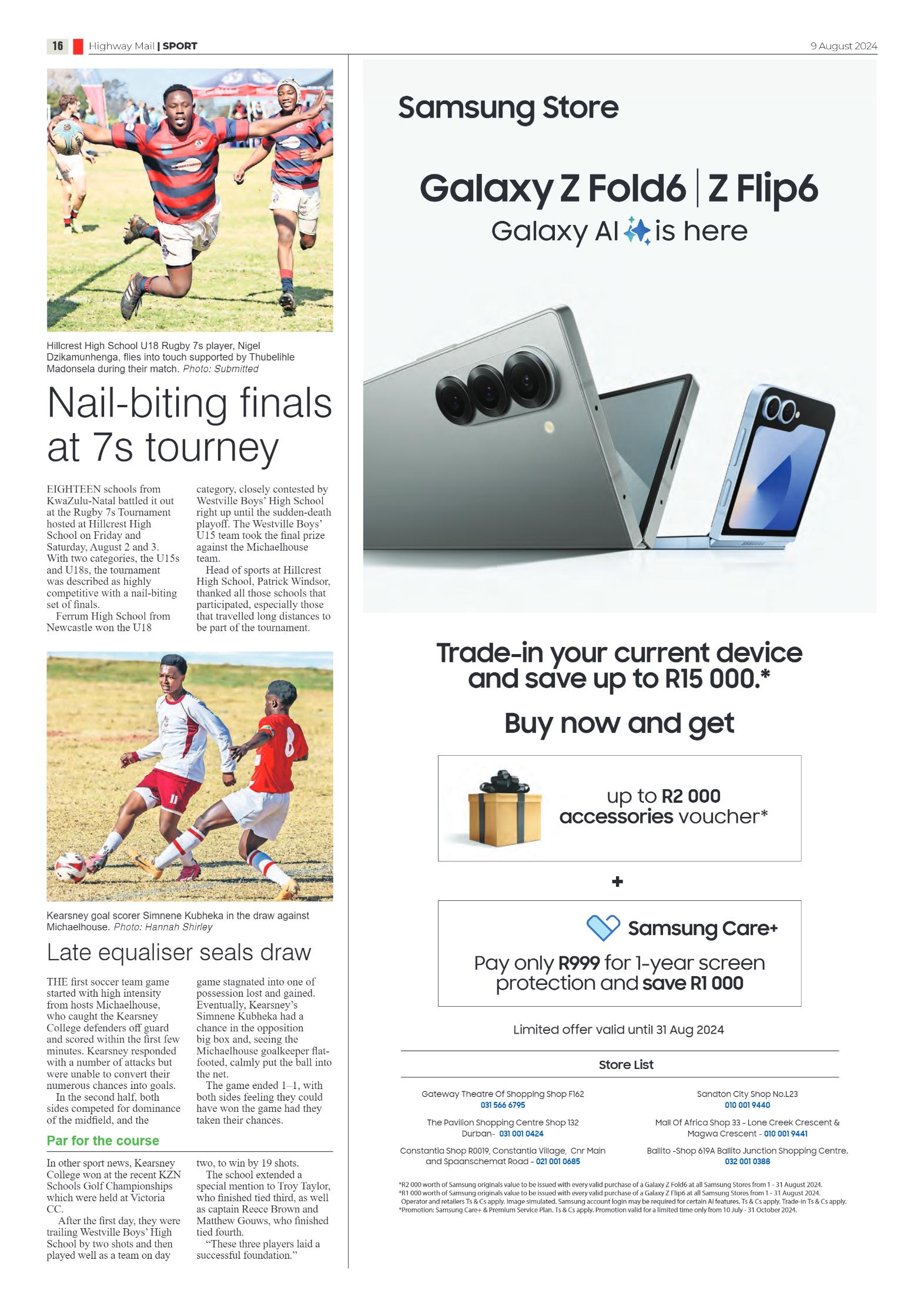 Highway Mail 9 August 2024 page 16