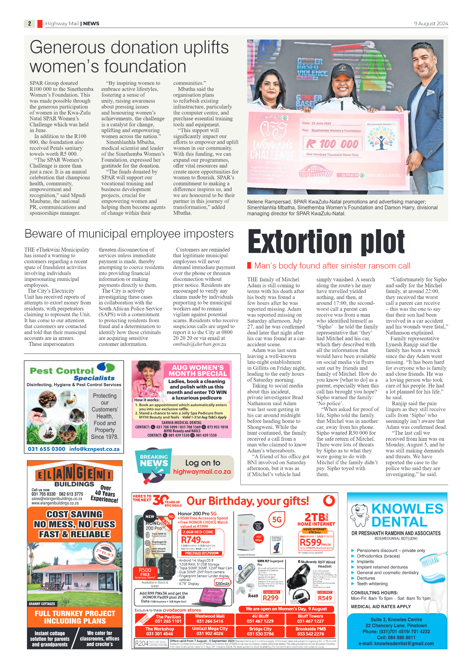 Highway Mail 9 August 2024 page 2