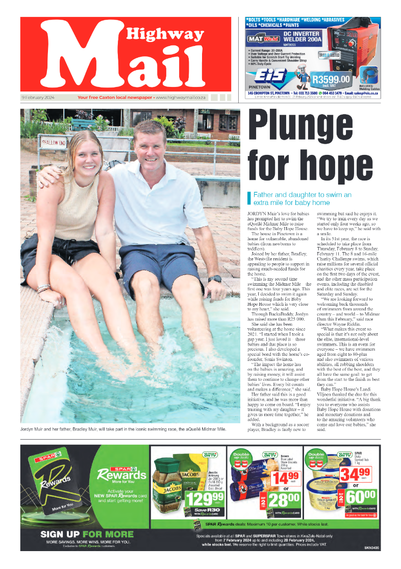 Highway Mail 9 February 2024 page 1