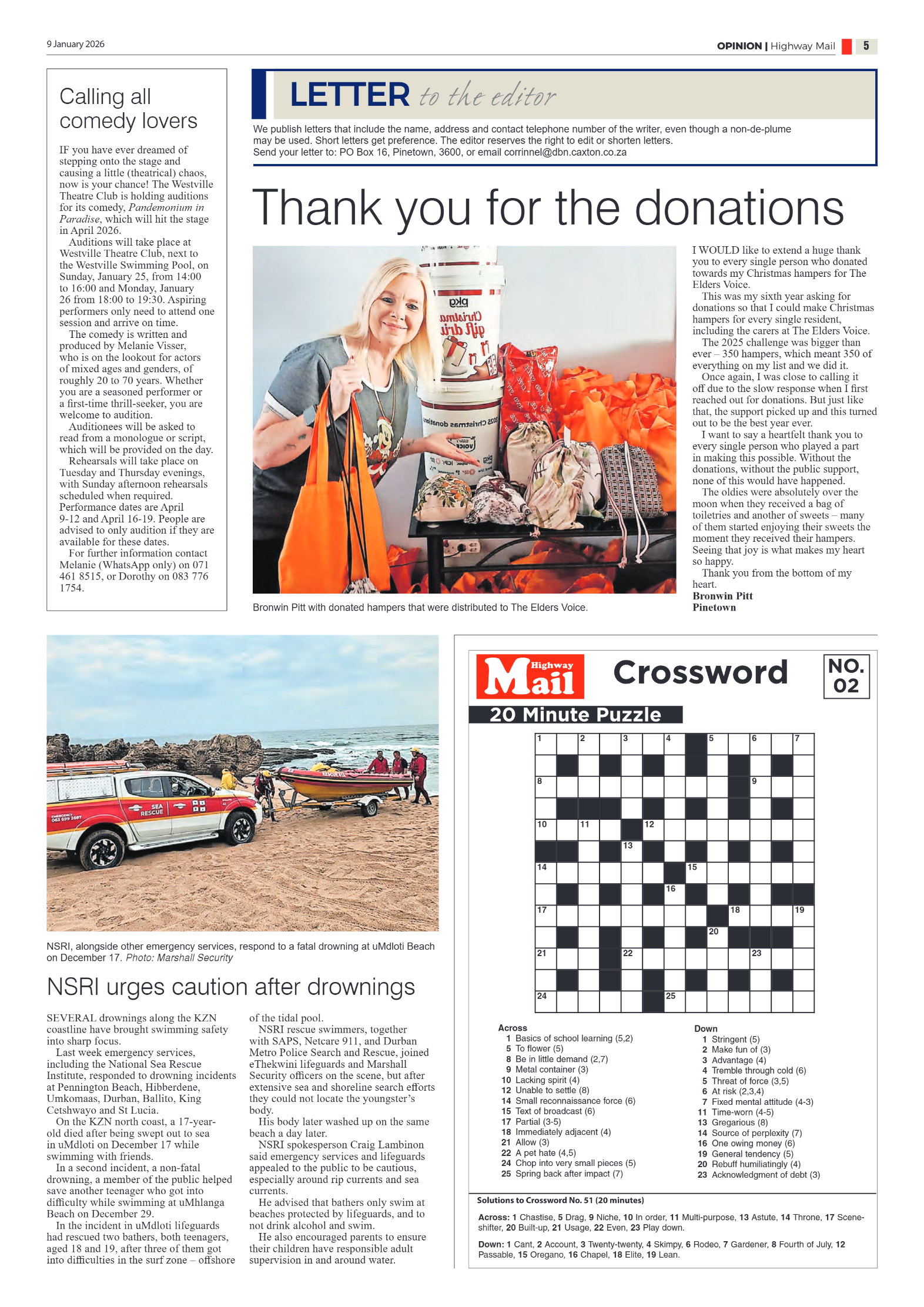 Highway Mail 9 January 2026 page 5