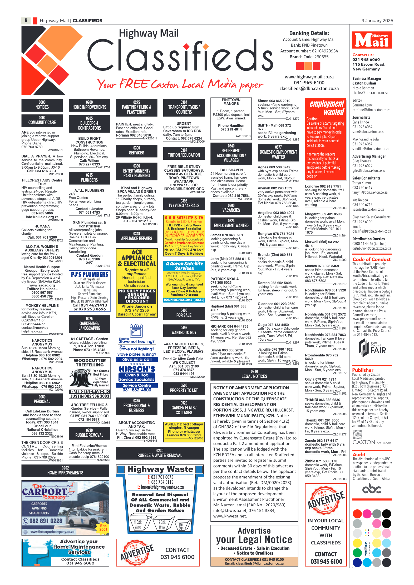 Highway Mail 9 January 2026 page 6