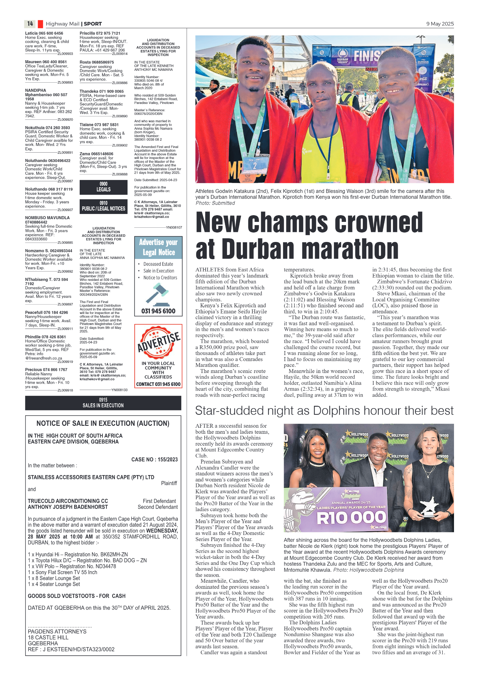 Highway Mail 9 May 2025 page 14