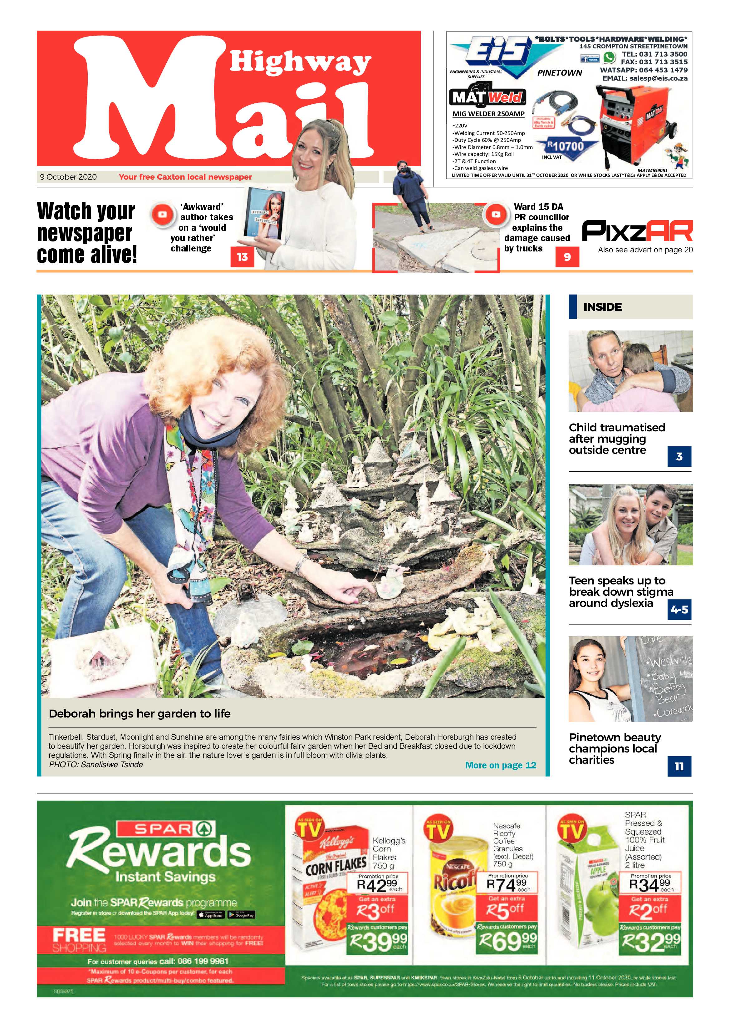 Highway Mail 9 October 2020 page 1