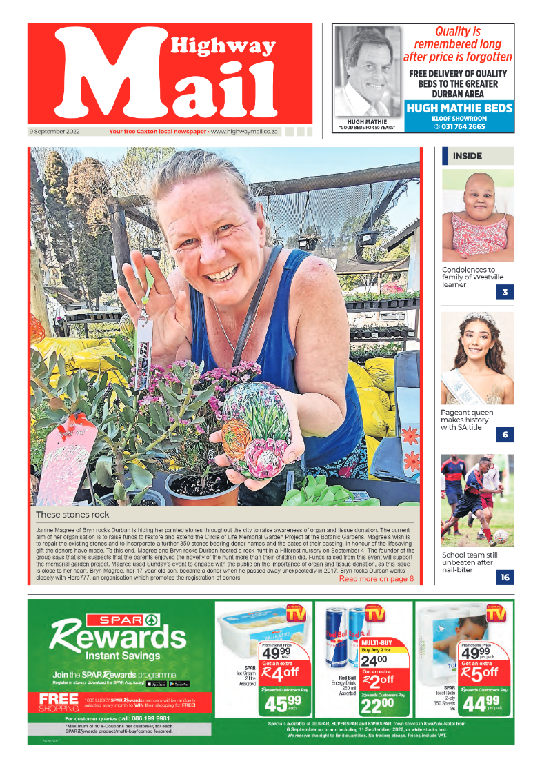 Highway Mail 9 September 2022 page 1