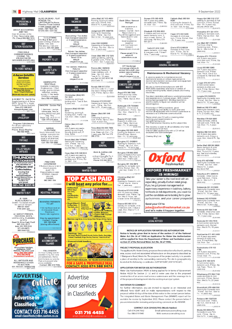 Highway Mail 9 September 2022 page 14