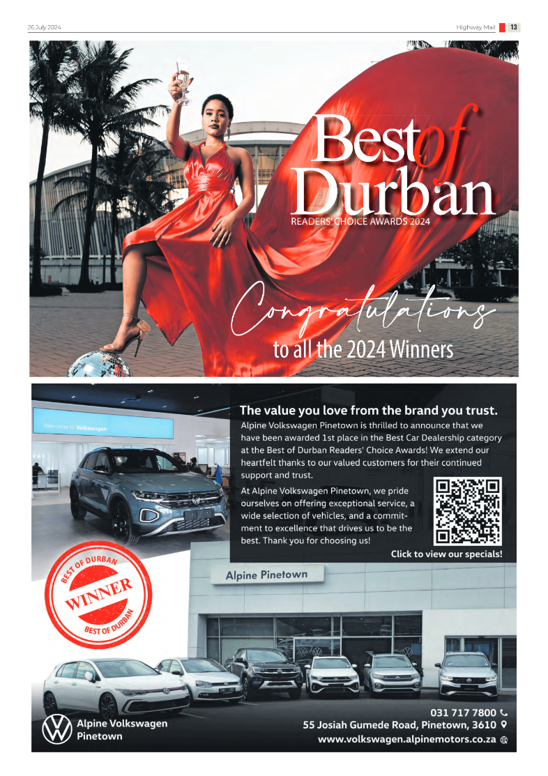 Highway Best of Durban 2024 page 1