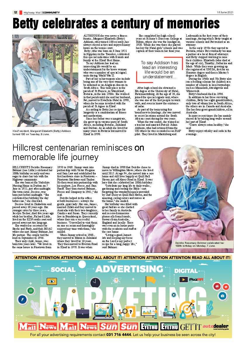 Highway mail 18 June 2021 page 12