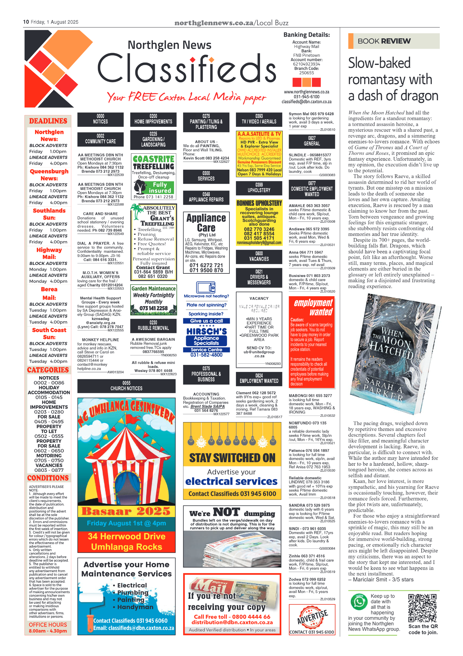 Northglen News 01 August 2025 page 10