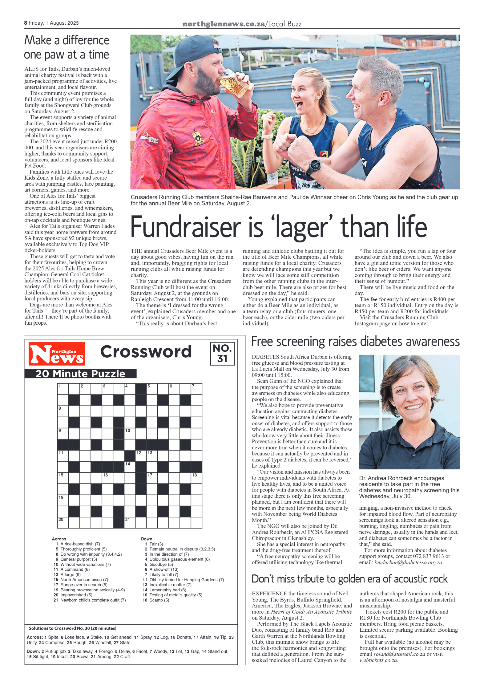 Northglen News 01 August 2025 page 8
