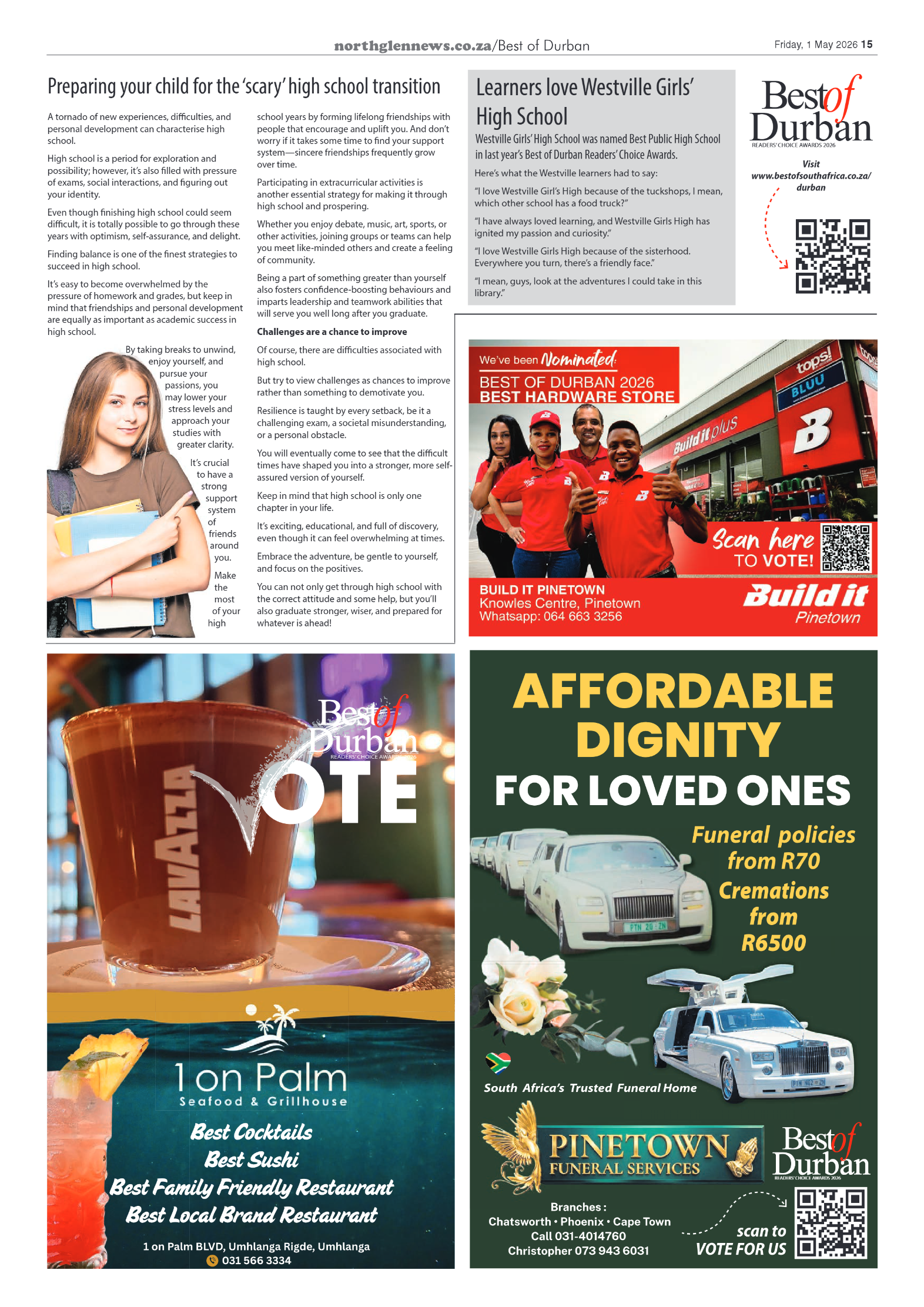 Northglen News 01 May 2026 page 15