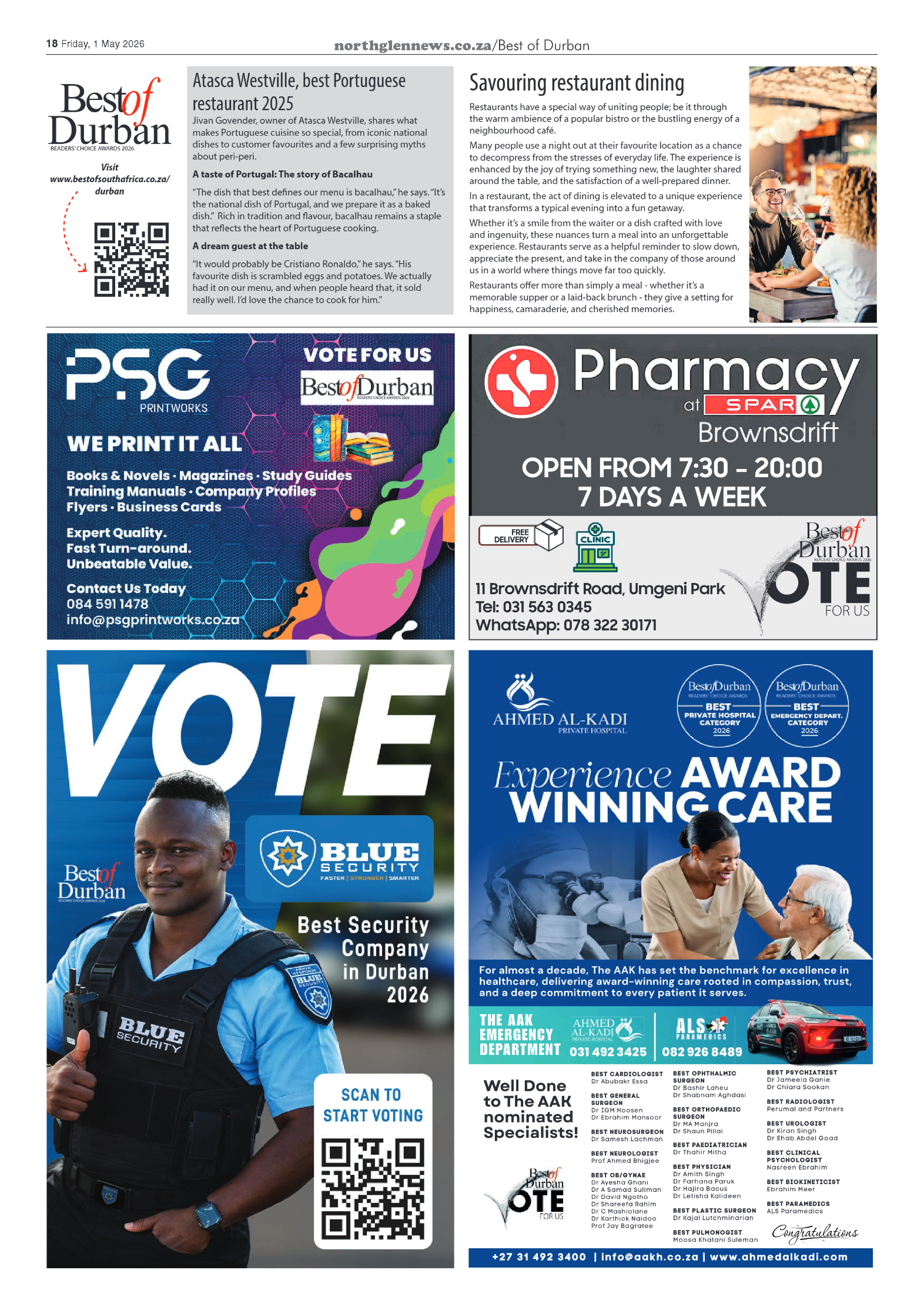 Northglen News 01 May 2026 page 18