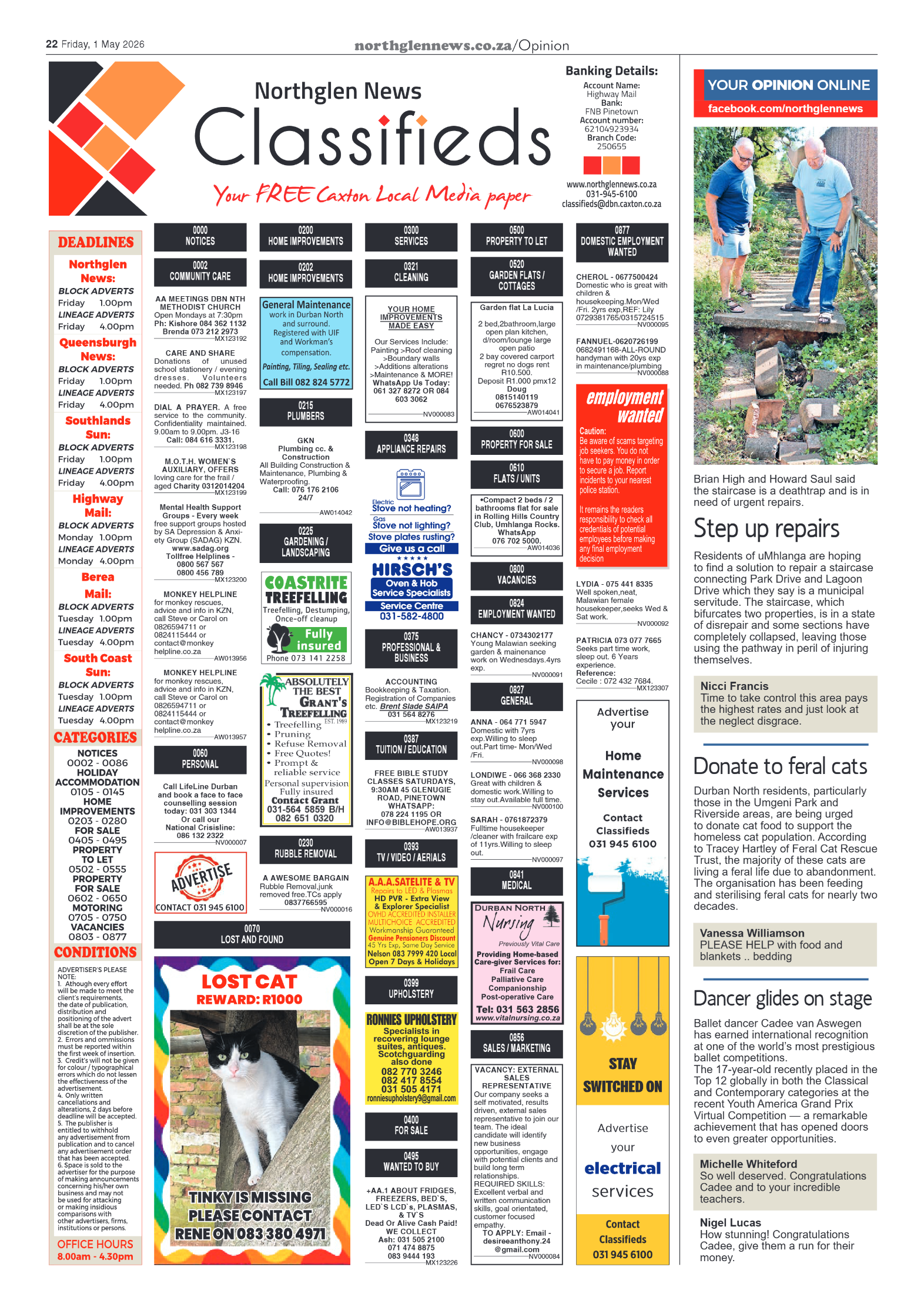 Northglen News 01 May 2026 page 22