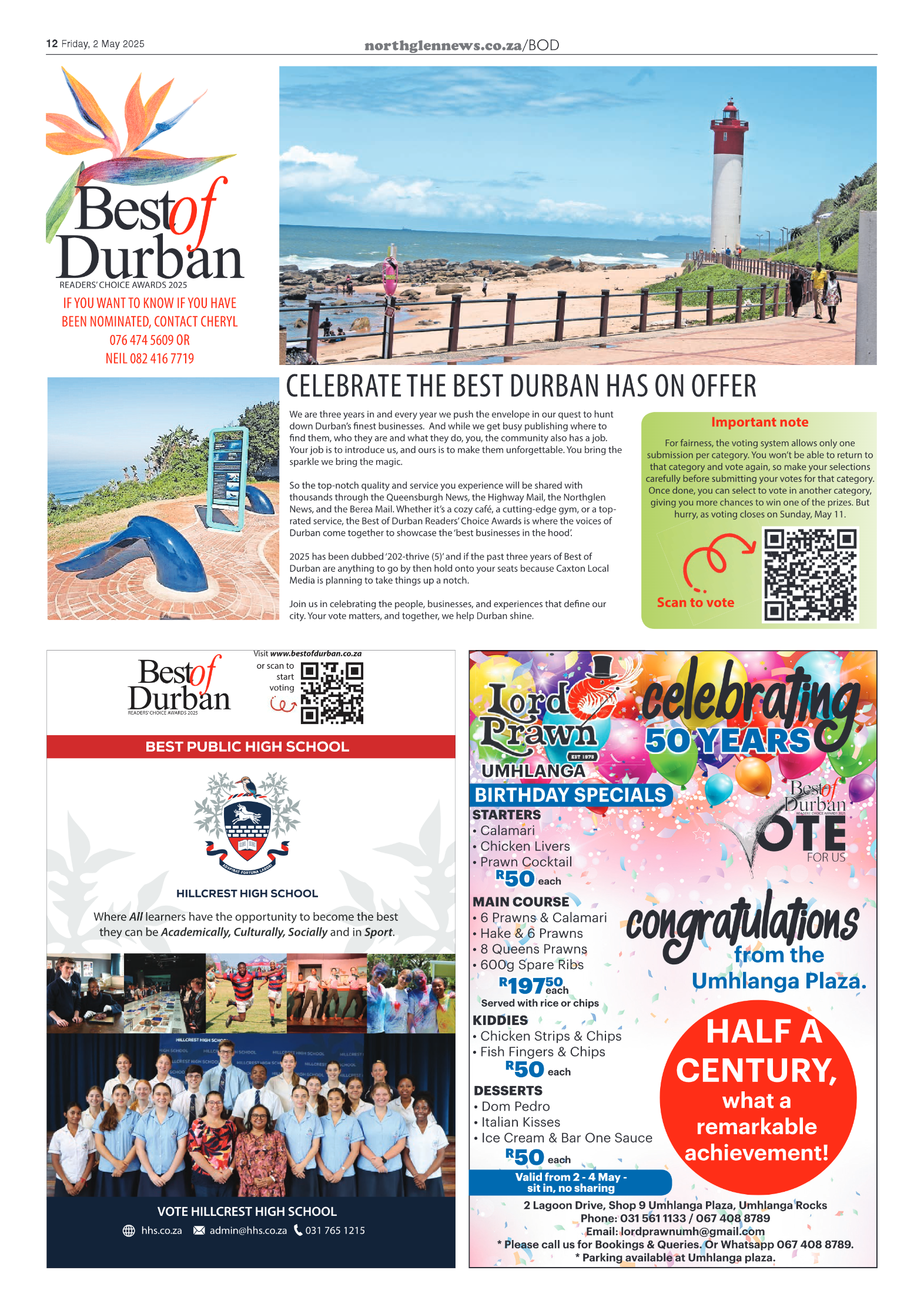 Northglen News 02 May 2025 page 12