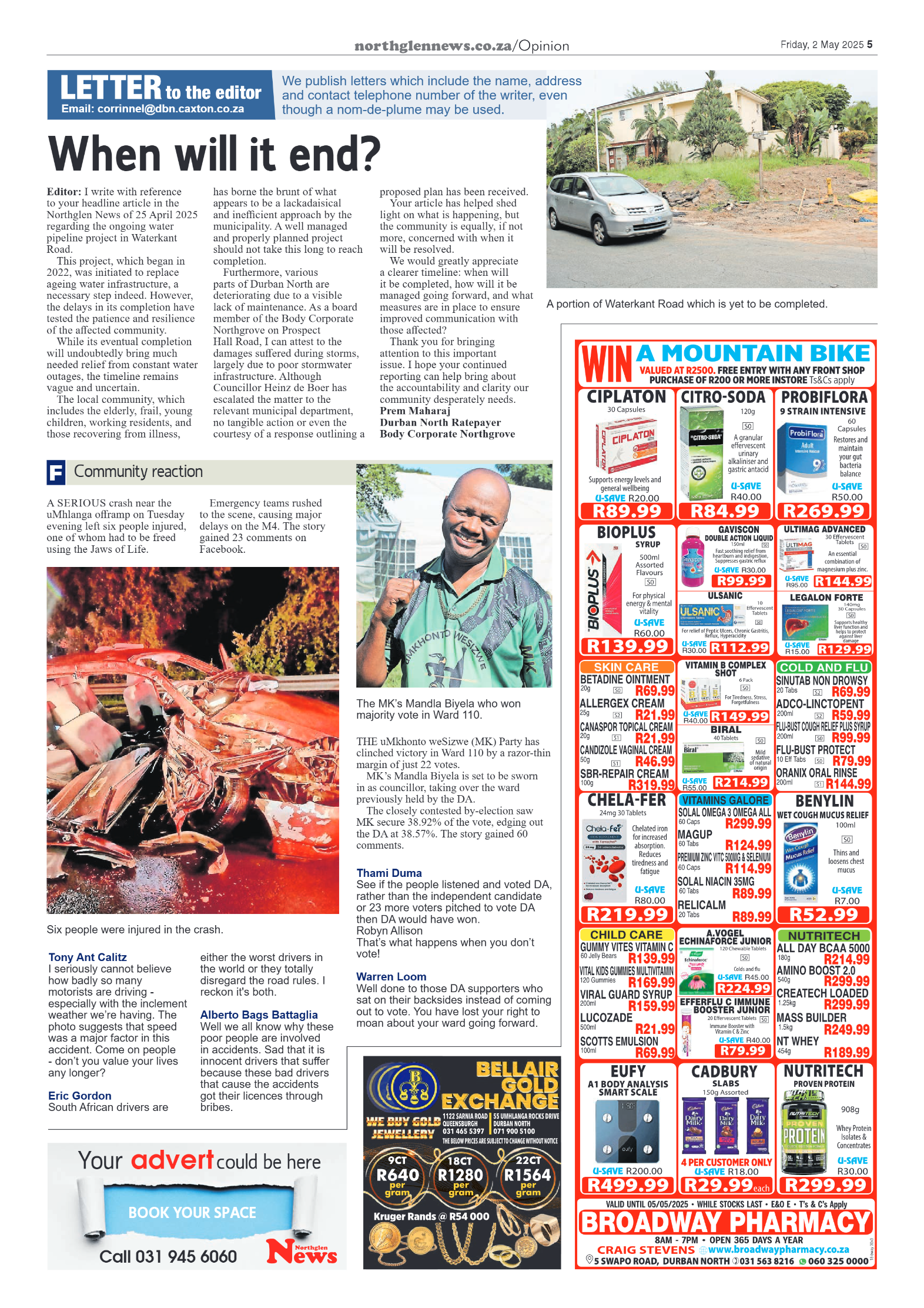 Northglen News 02 May 2025 page 5