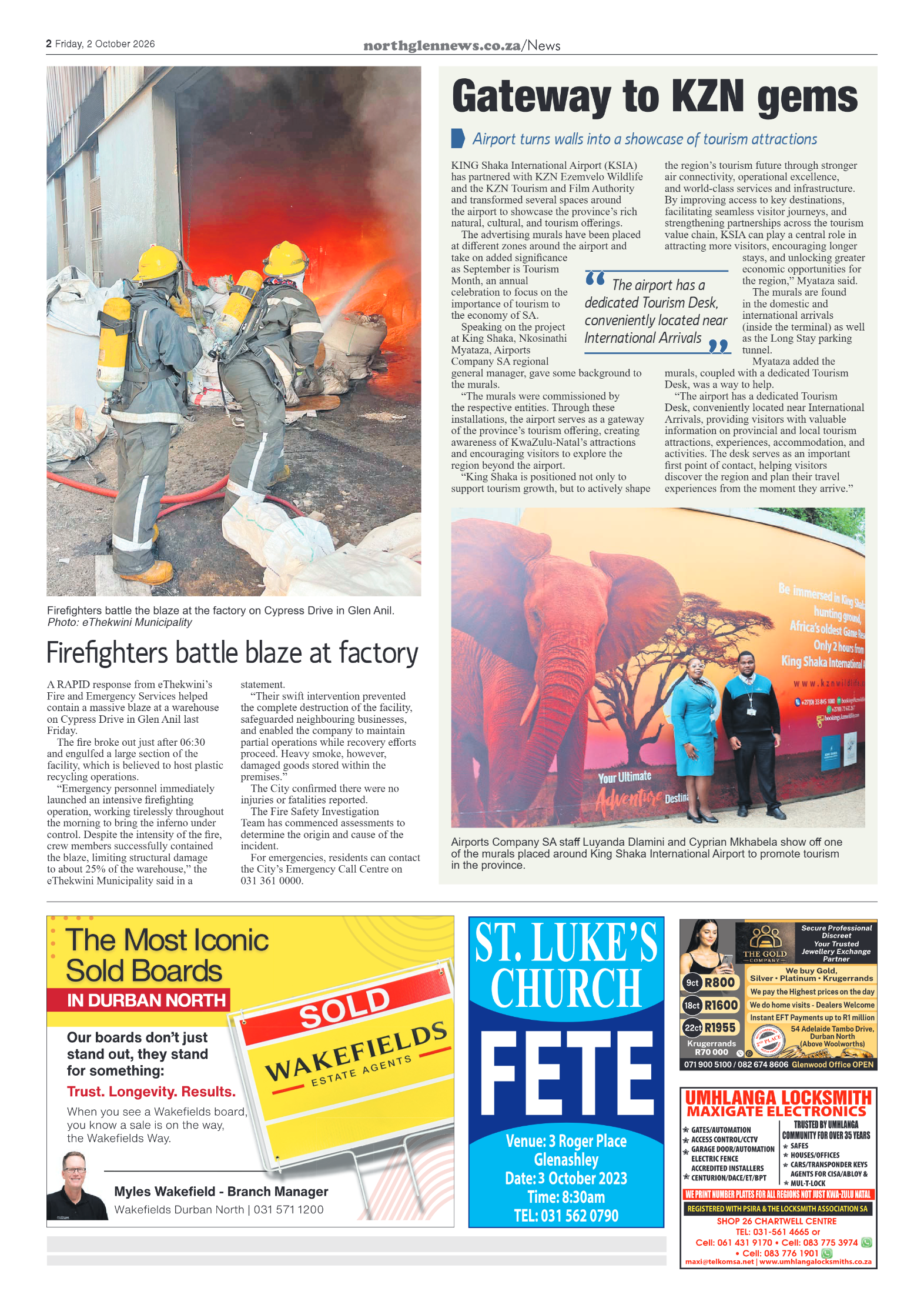Northglen News 02 October 2026 page 2