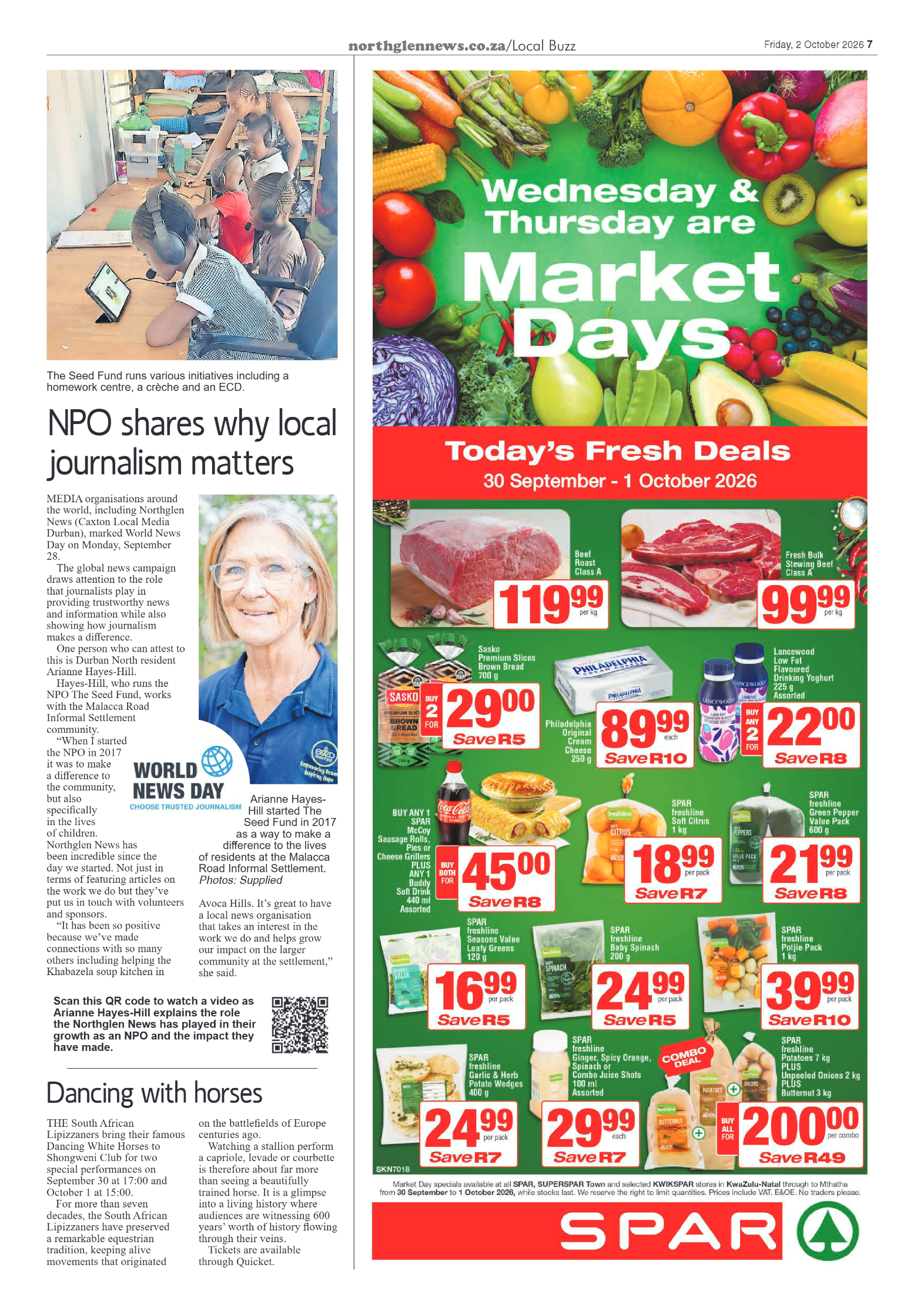 Northglen News 02 October 2026 page 7