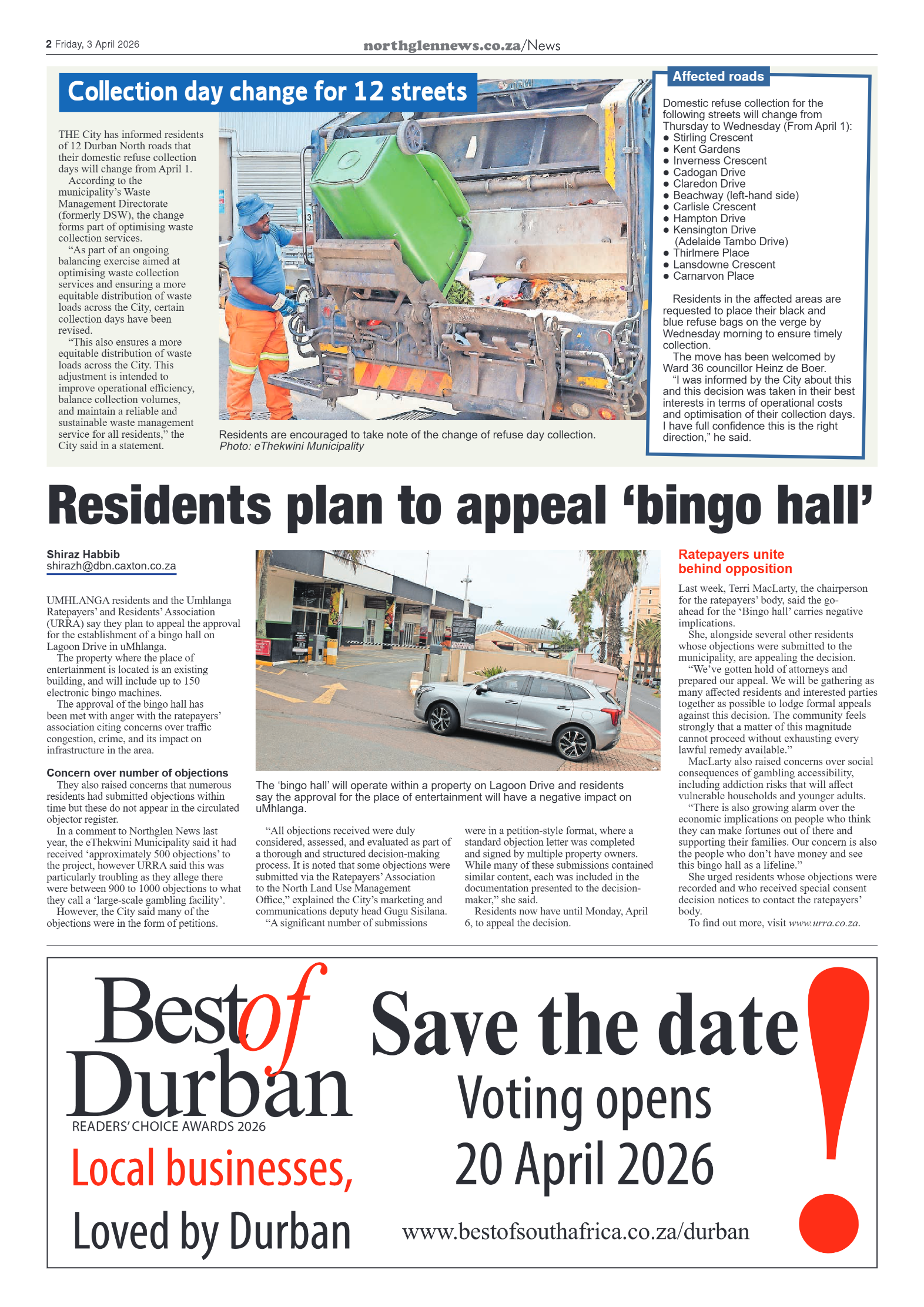 Northglen News 03 April 2026 page 2
