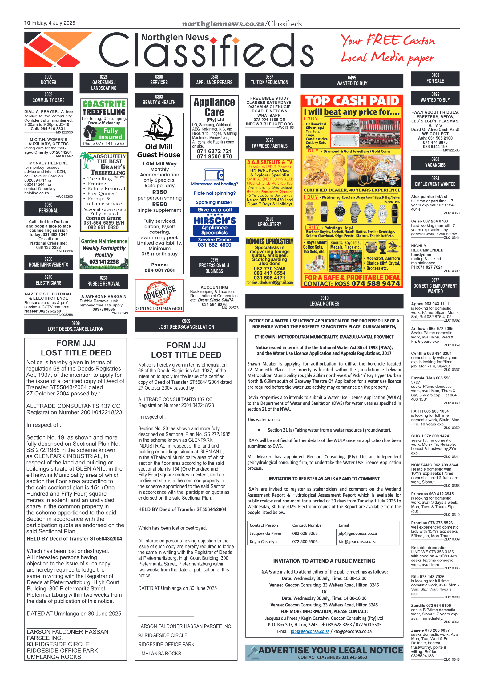 Northglen News 04 July 2025 page 10