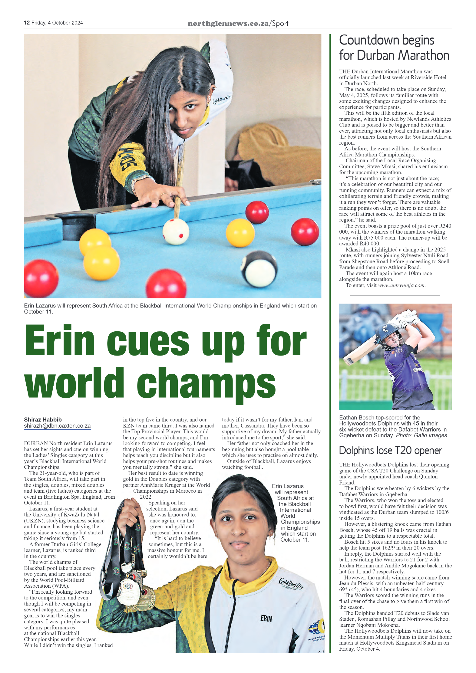 Northglen News 04 October 2024 page 12
