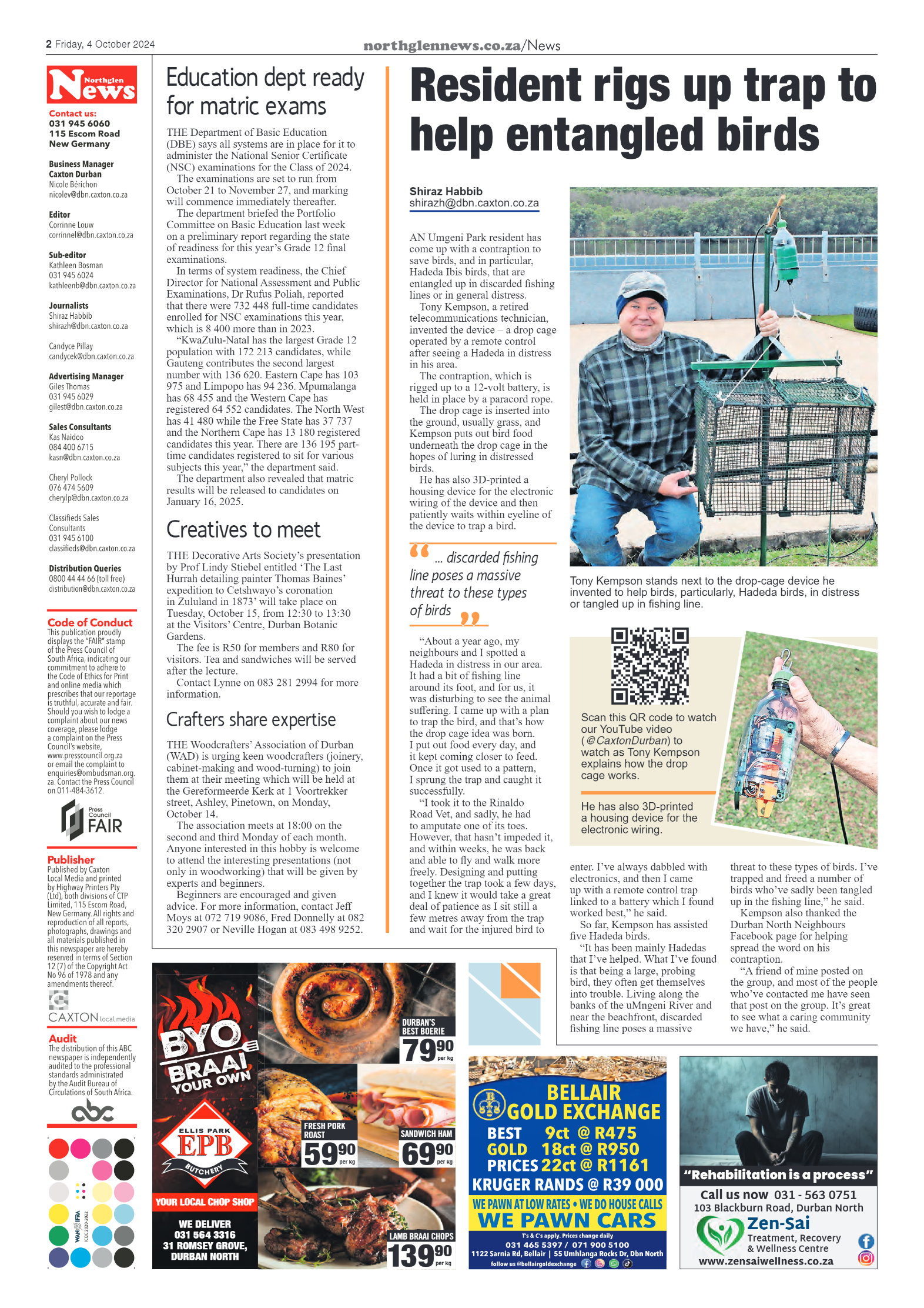 Northglen News 04 October 2024 page 2