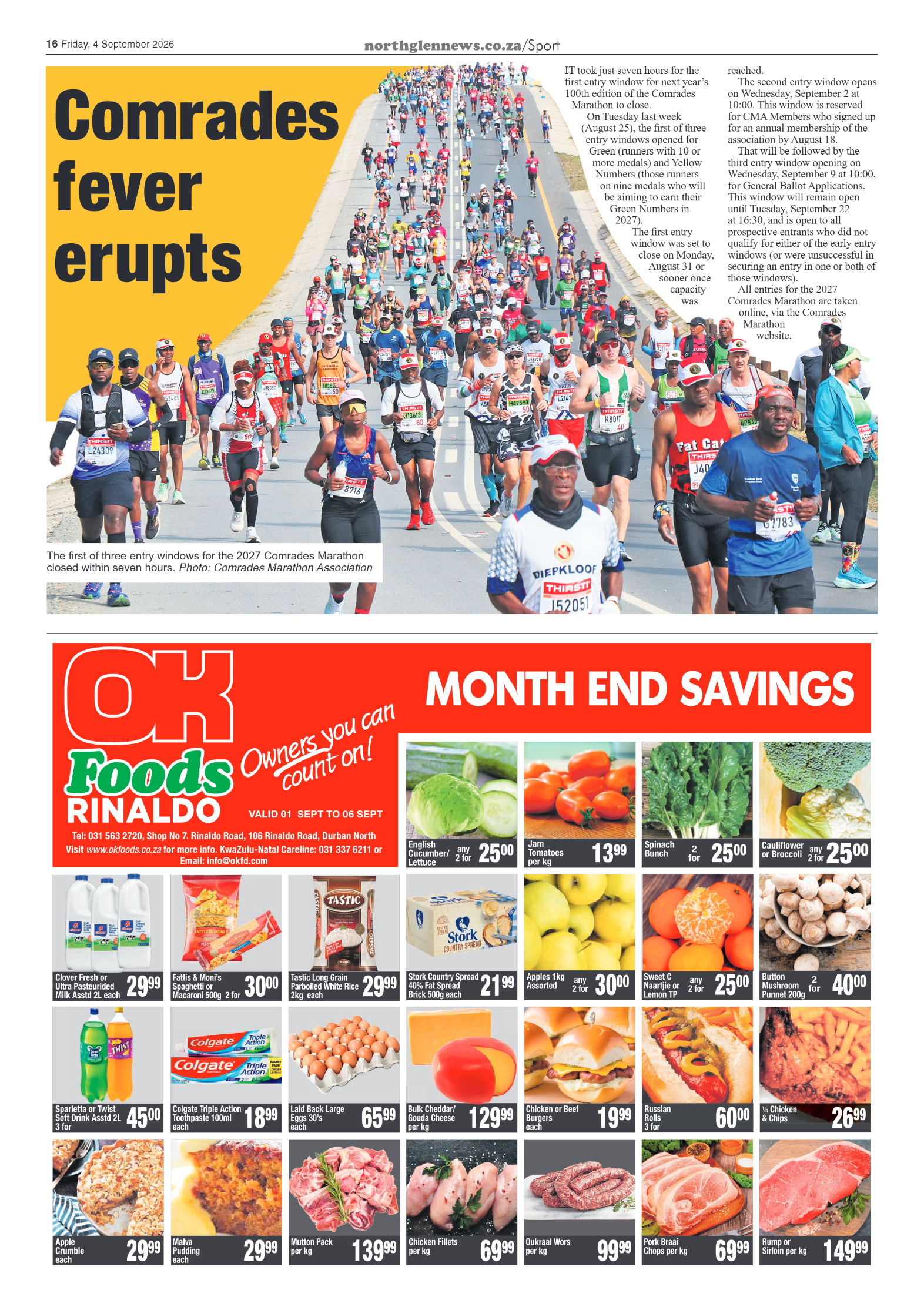 Northglen News 04 September 2026 page 16