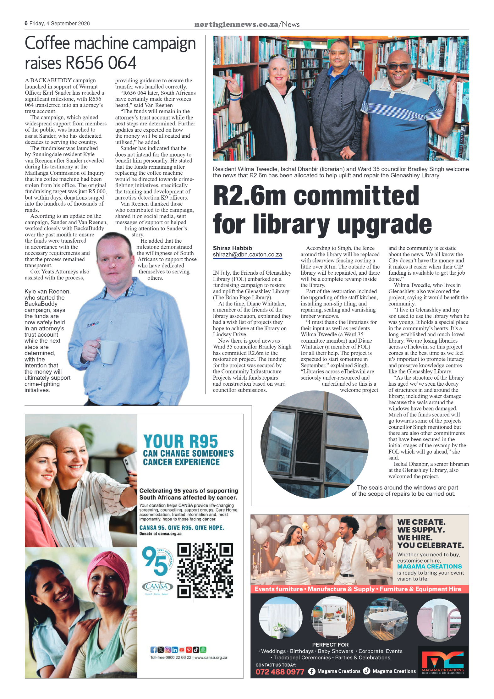 Northglen News 04 September 2026 page 6