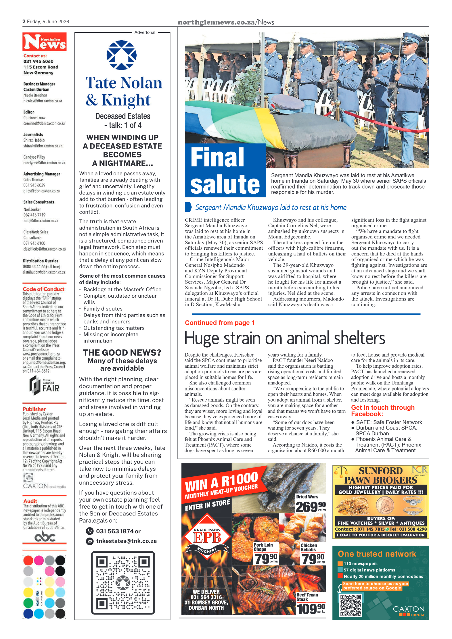 Northglen News 05 June 2026 page 2