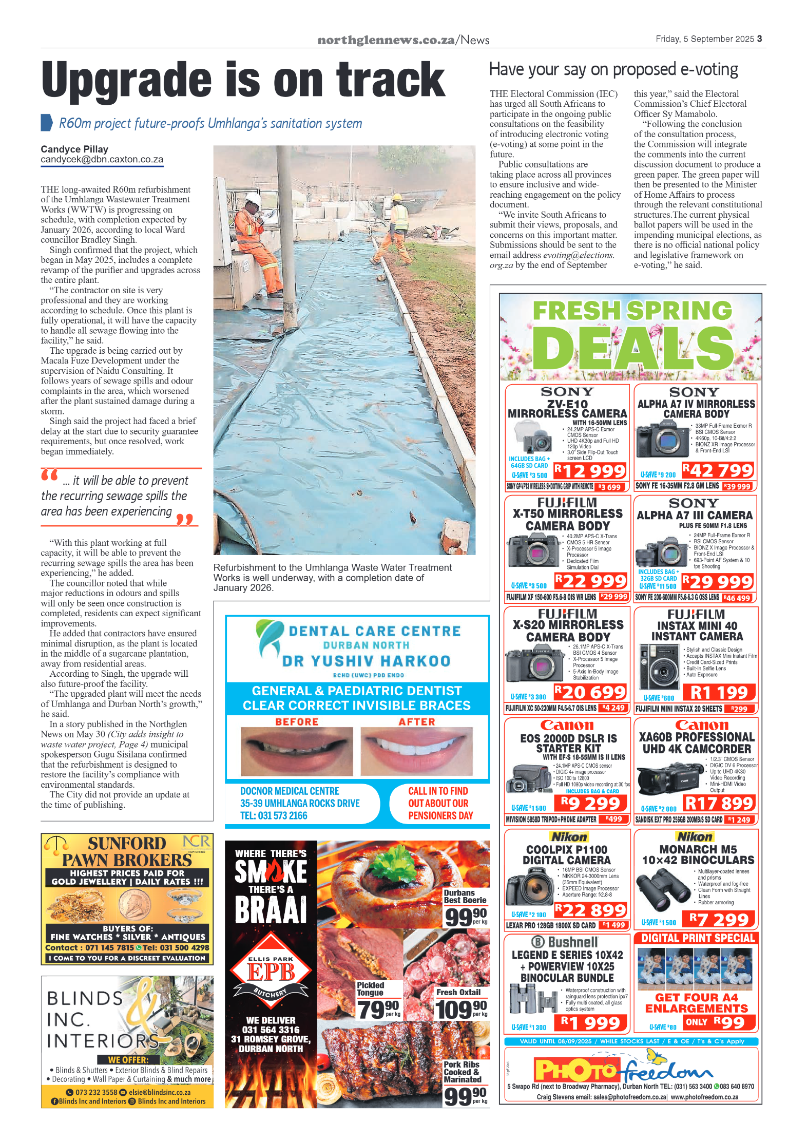 Northglen News 05 September 2025 page 3