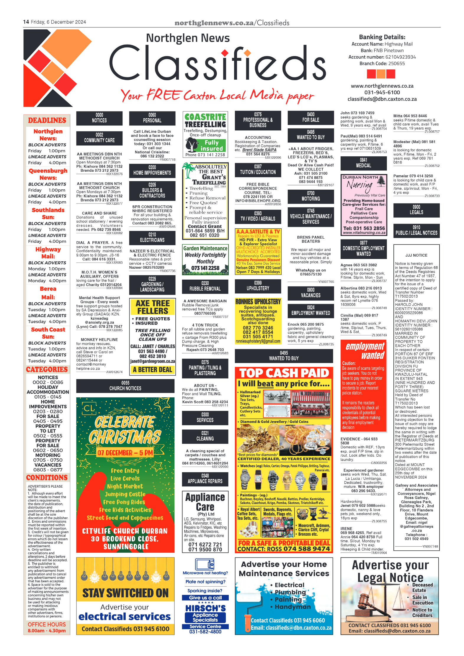 Northglen News 06 December 2024 page 14