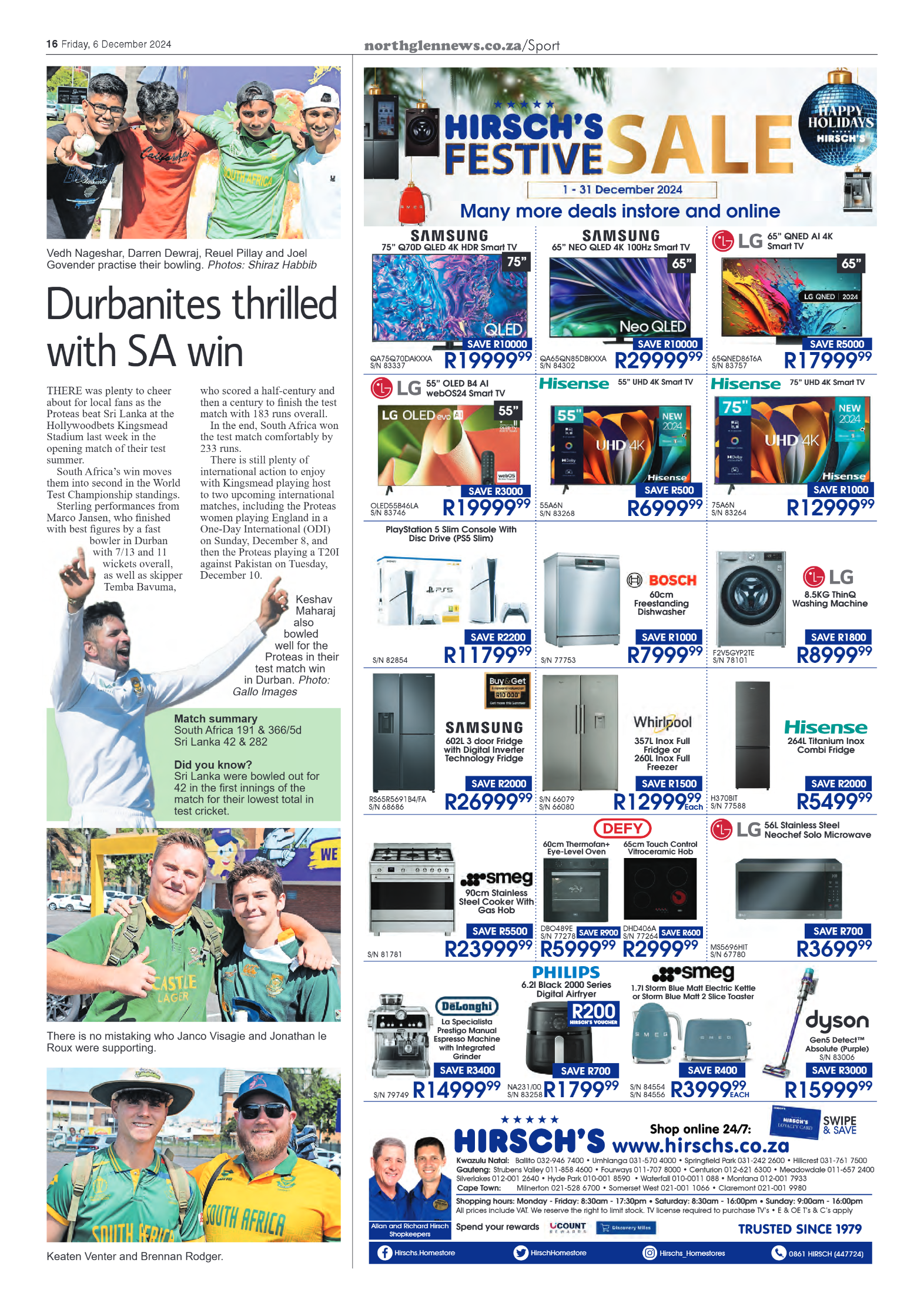 Northglen News 06 December 2024 page 16