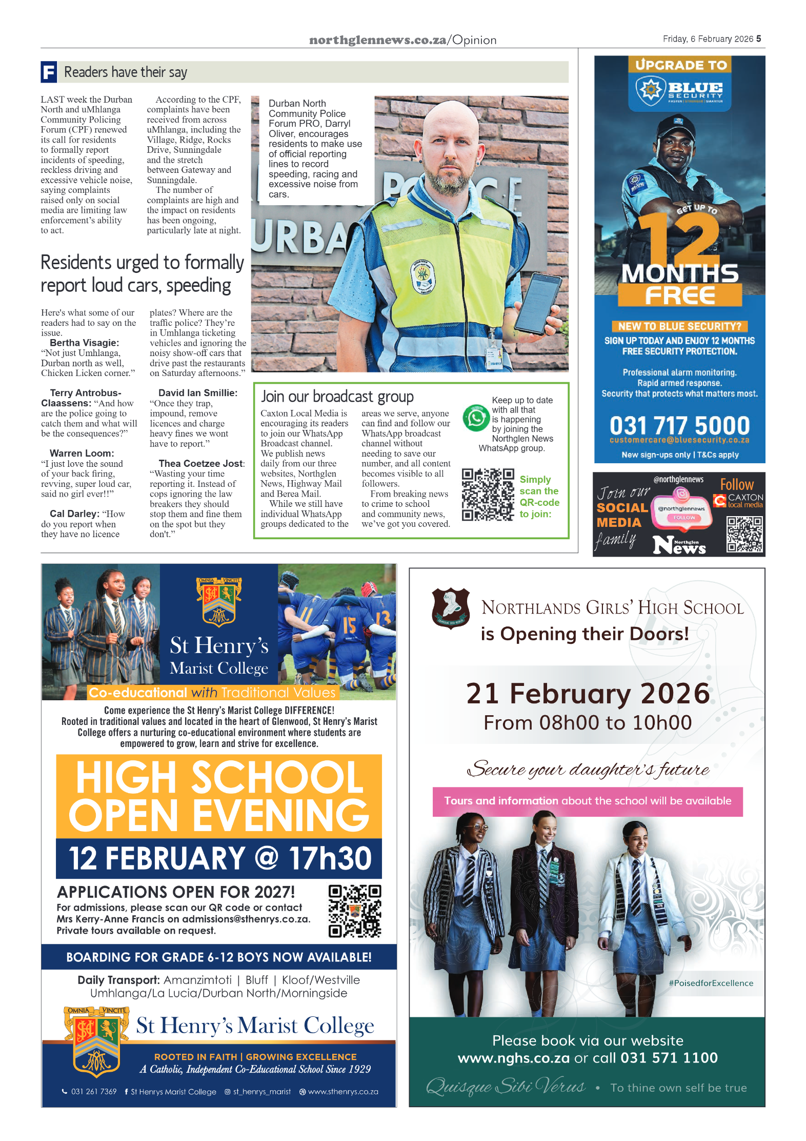 Northglen News 06 February 2026 page 5