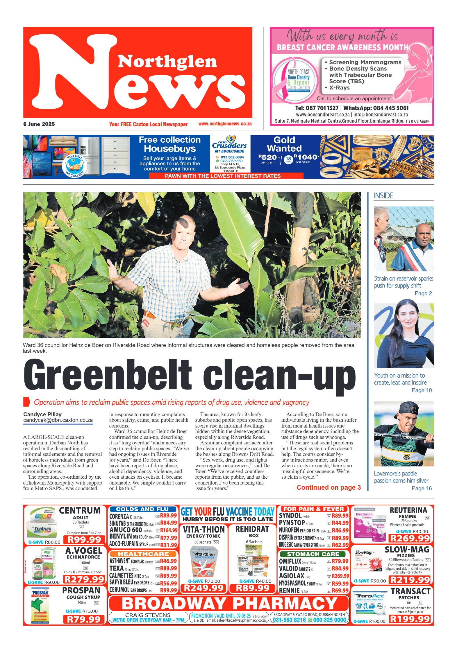 Northglen News 06 June page 1