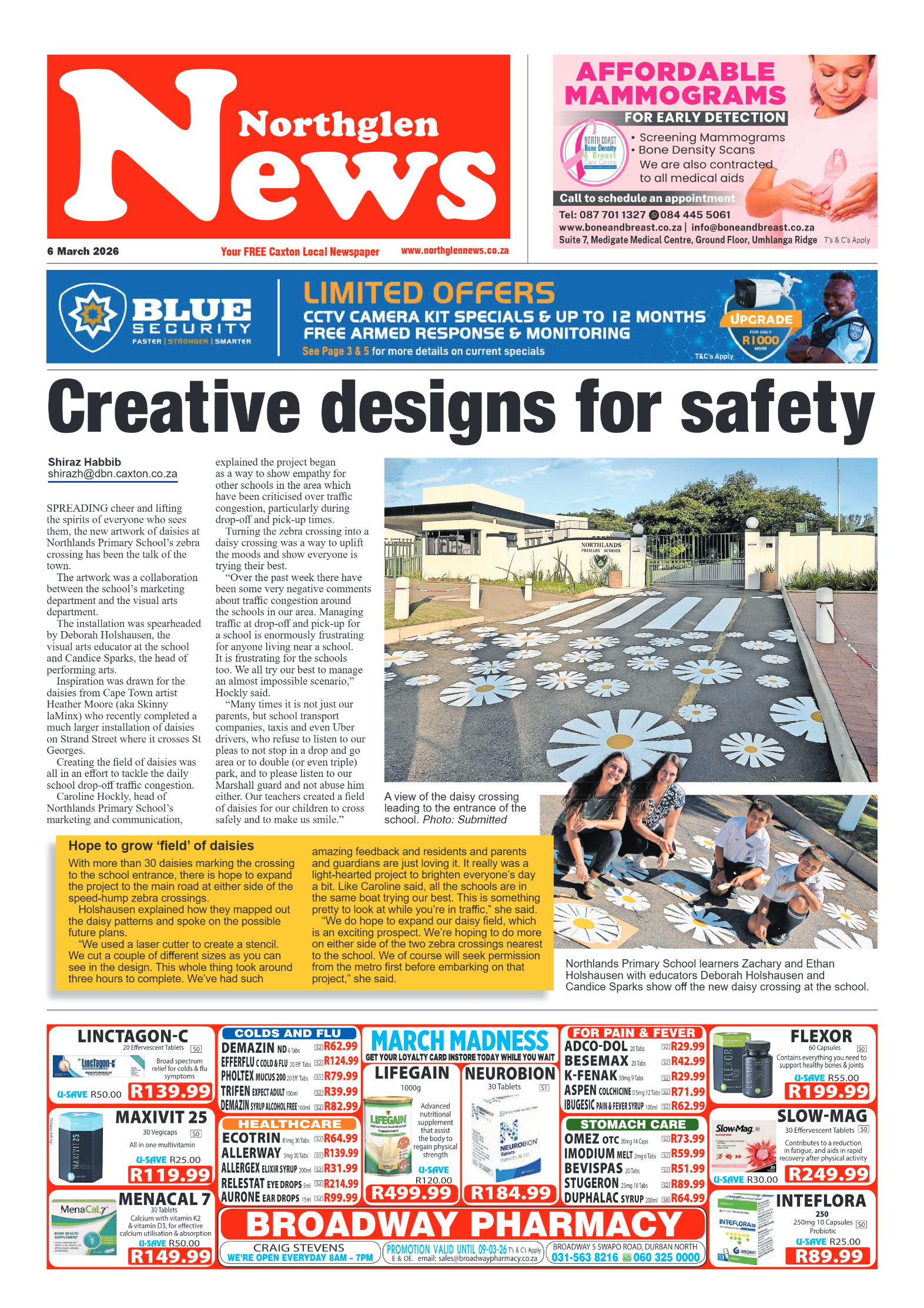 Northglen News 06 March 2026 page 1