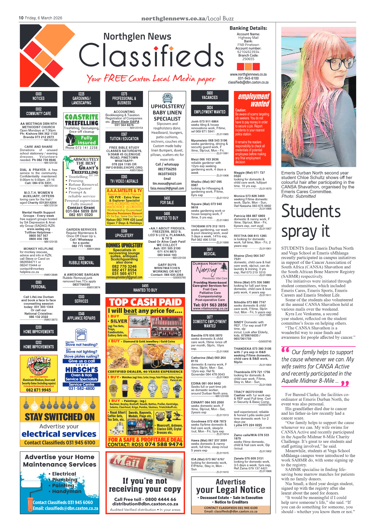Northglen News 06 March 2026 page 10