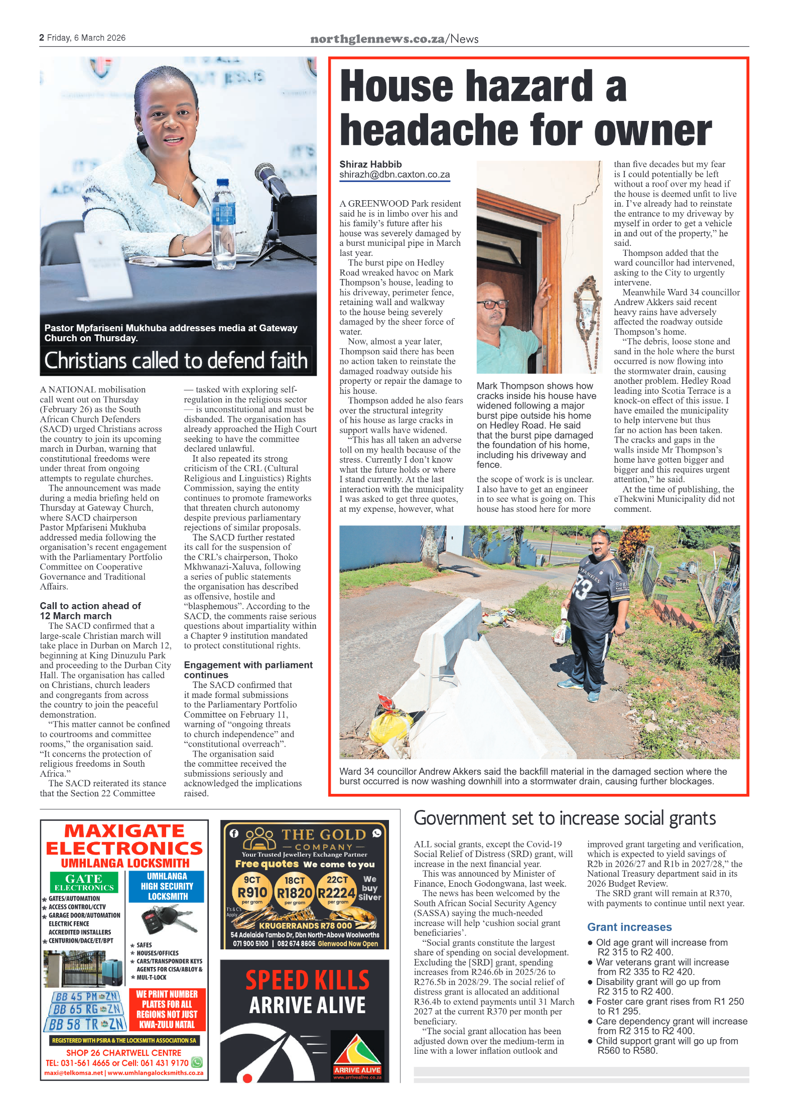 Northglen News 06 March 2026 page 2