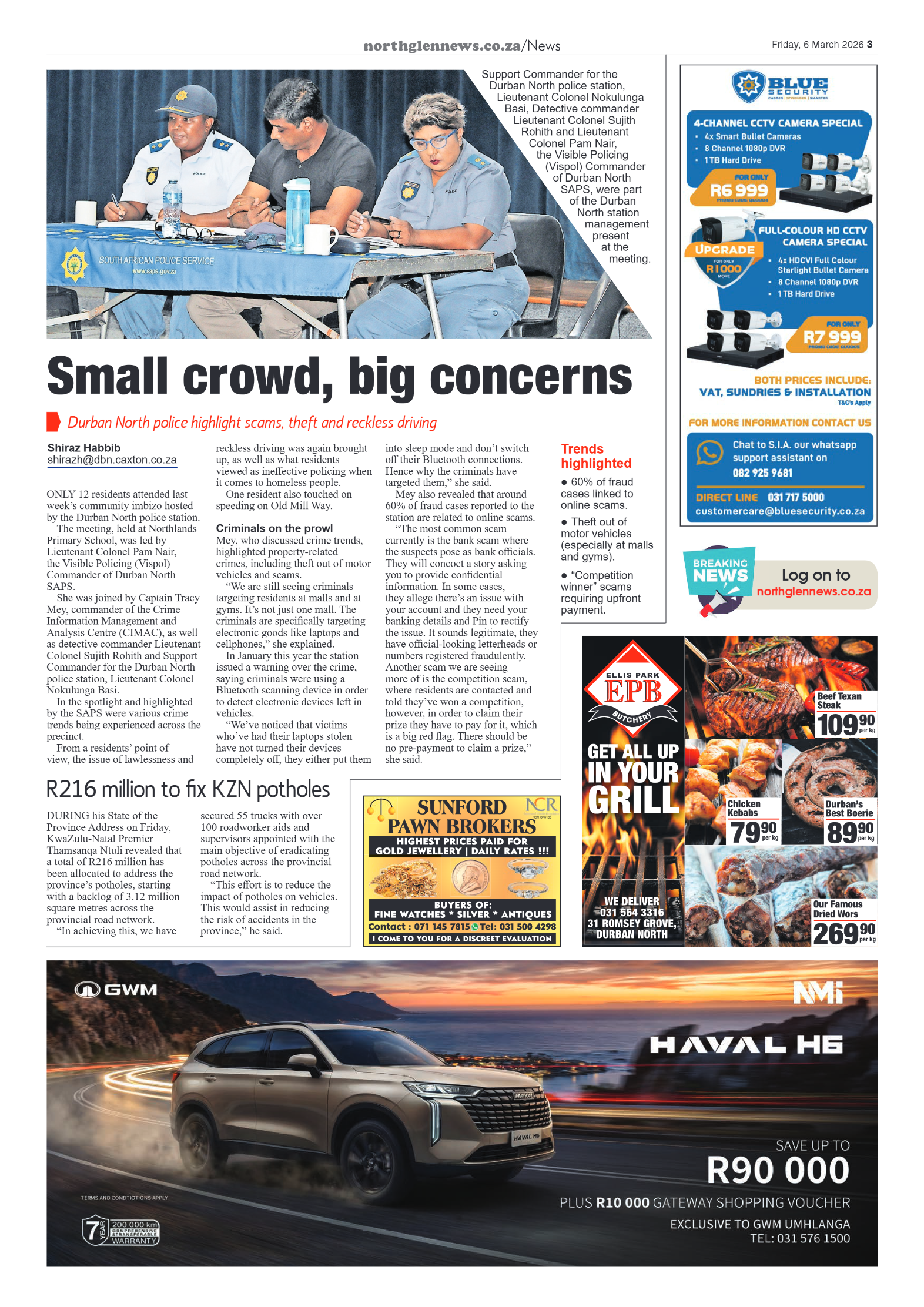 Northglen News 06 March 2026 page 3