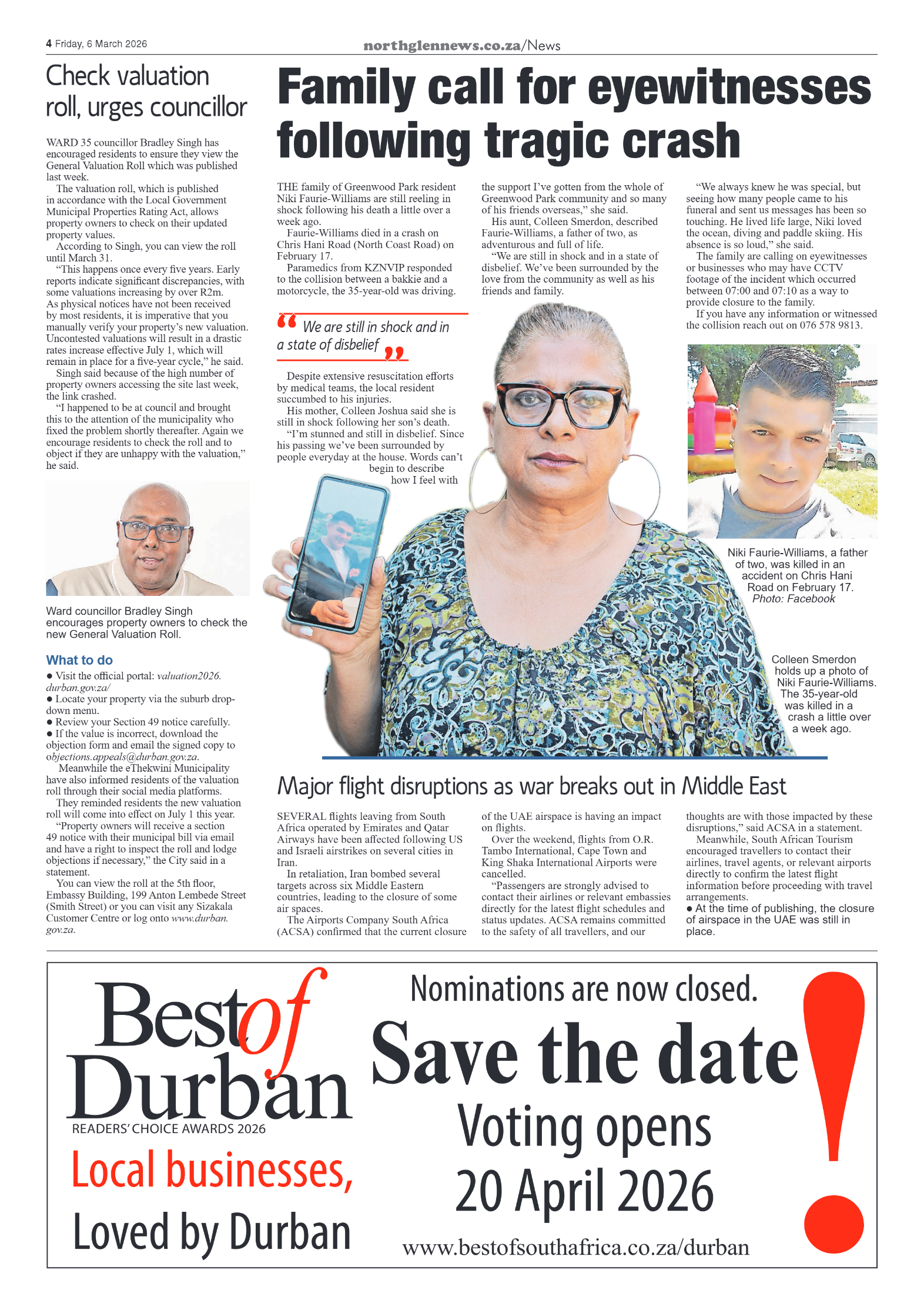 Northglen News 06 March 2026 page 4
