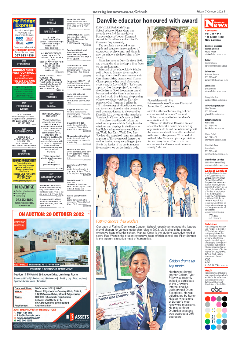Northglen News 7 October 2022 page 11