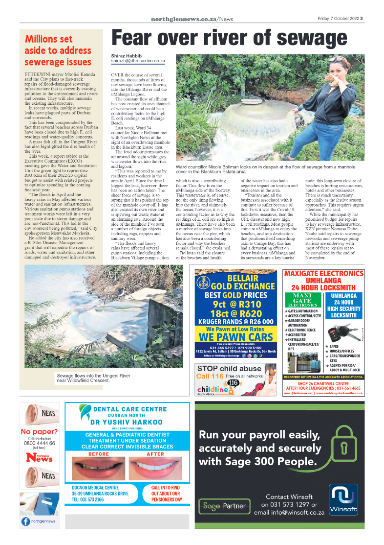 Northglen News 7 October 2022 page 3