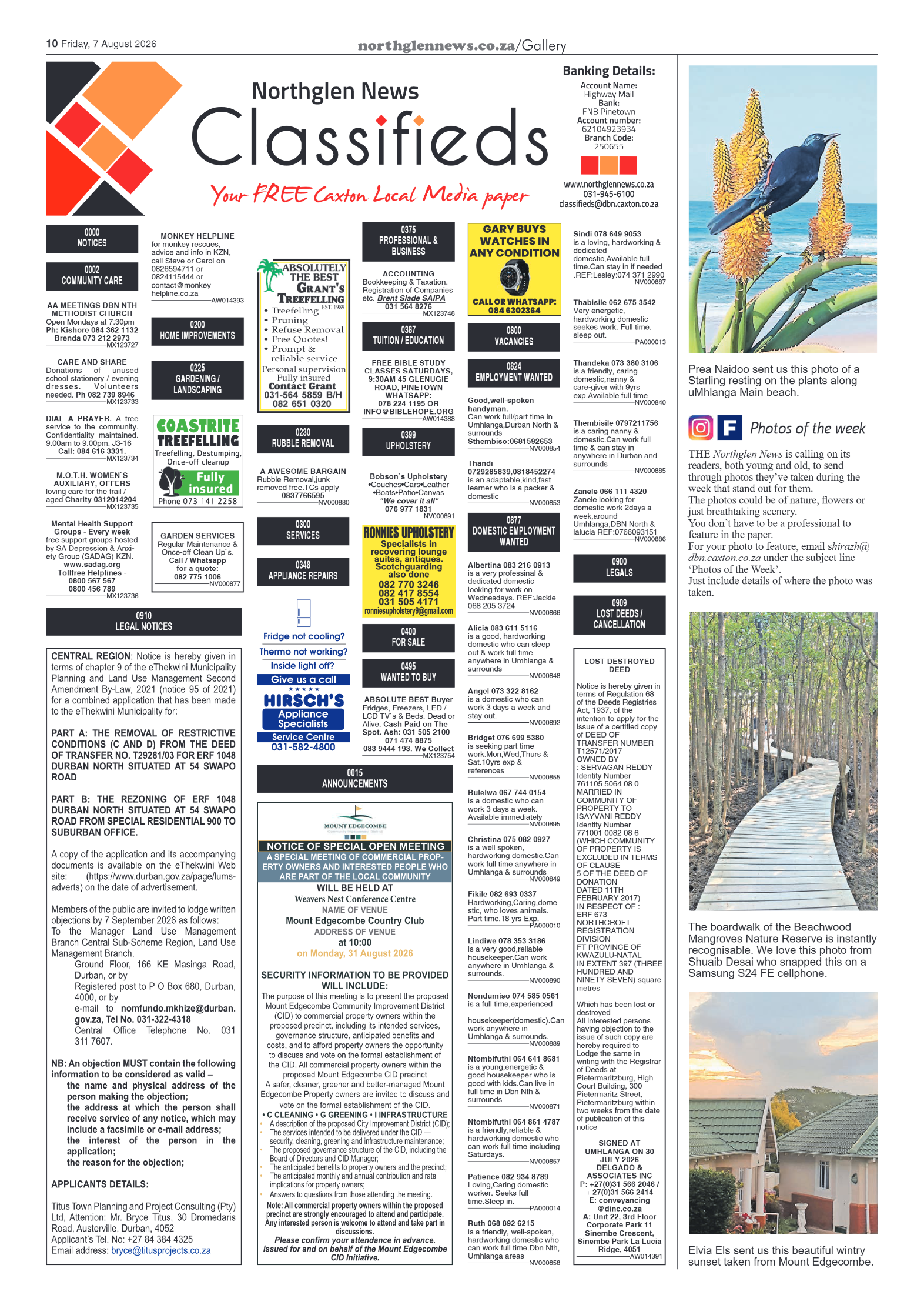 Northglen News 07 August 2026 page 10