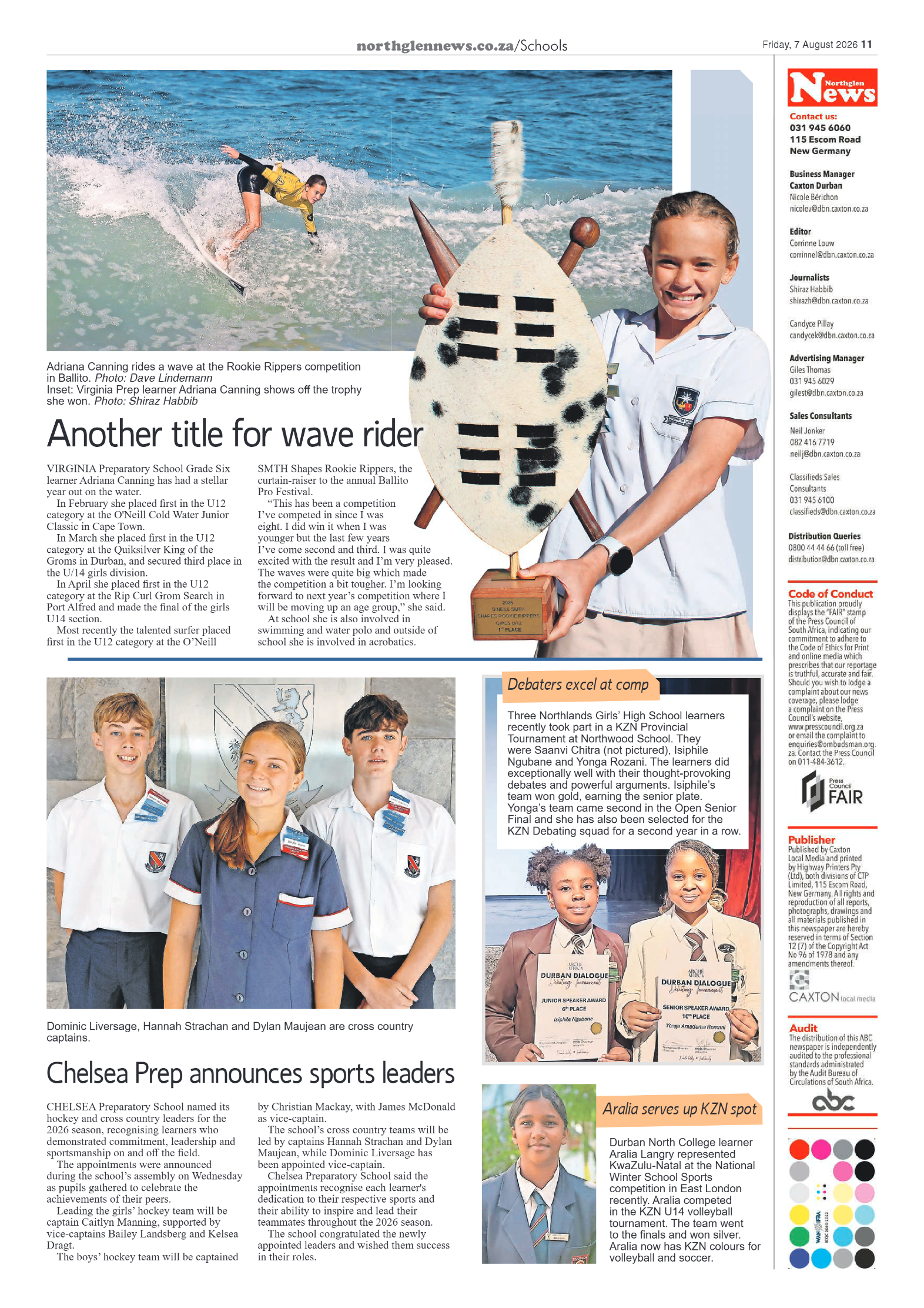 Northglen News 07 August 2026 page 11