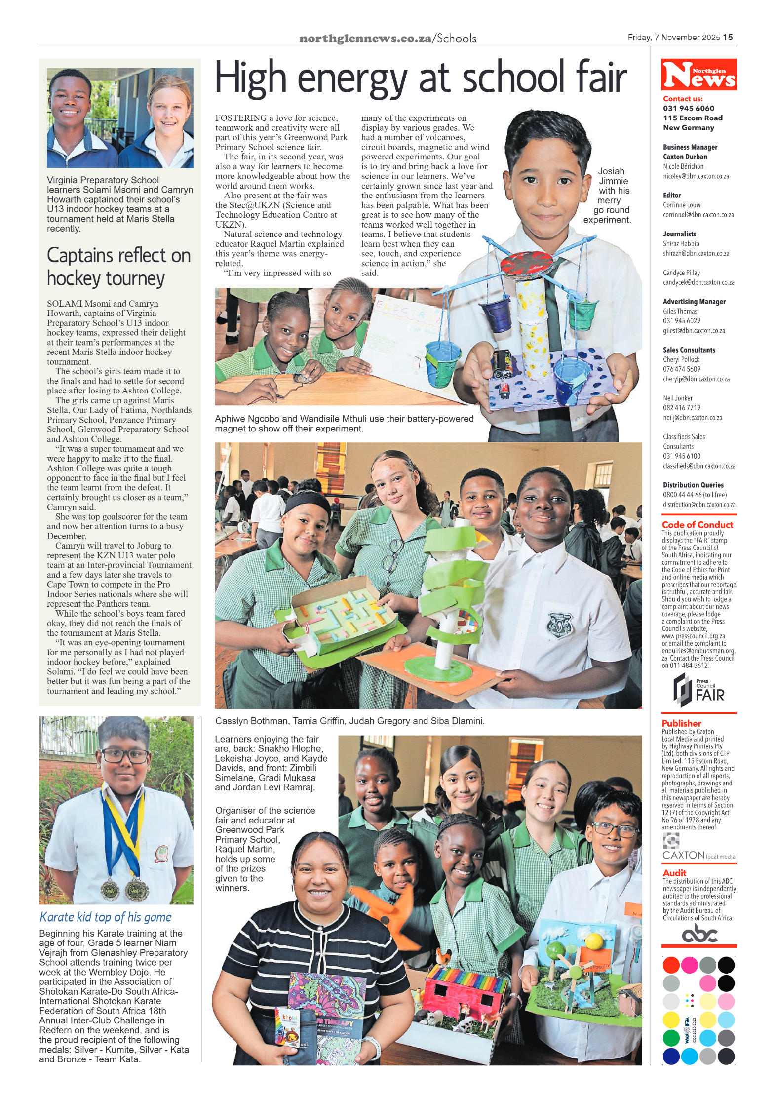 Northglen News 07 November 2025 page 15