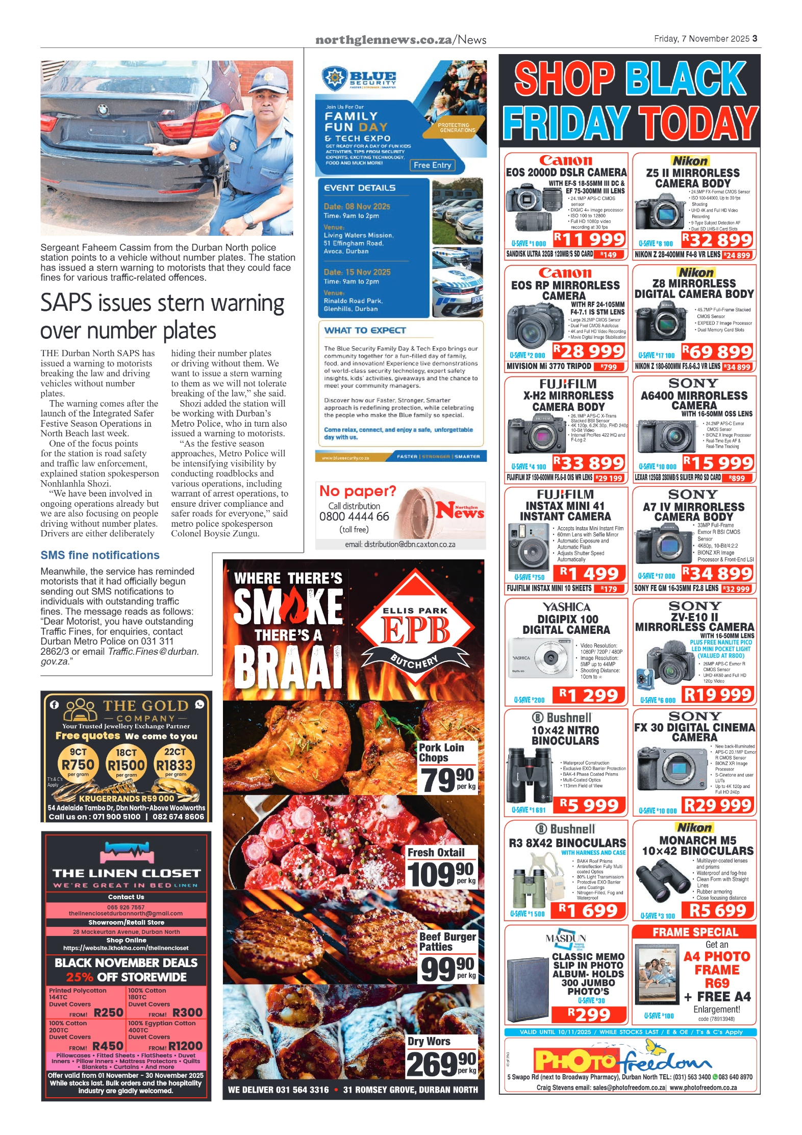 Northglen News 07 November 2025 page 3