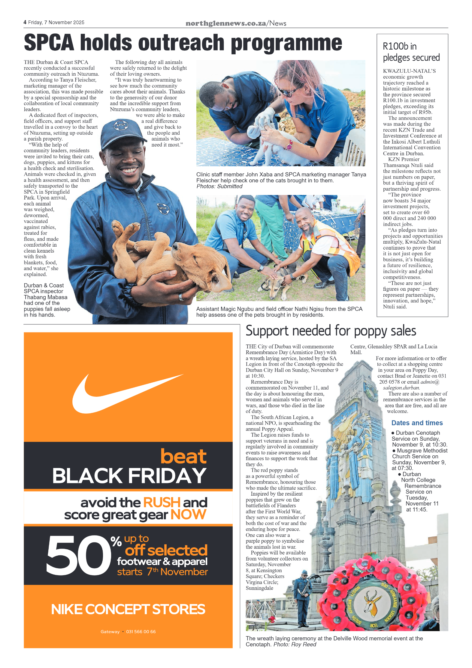 Northglen News 07 November 2025 page 4
