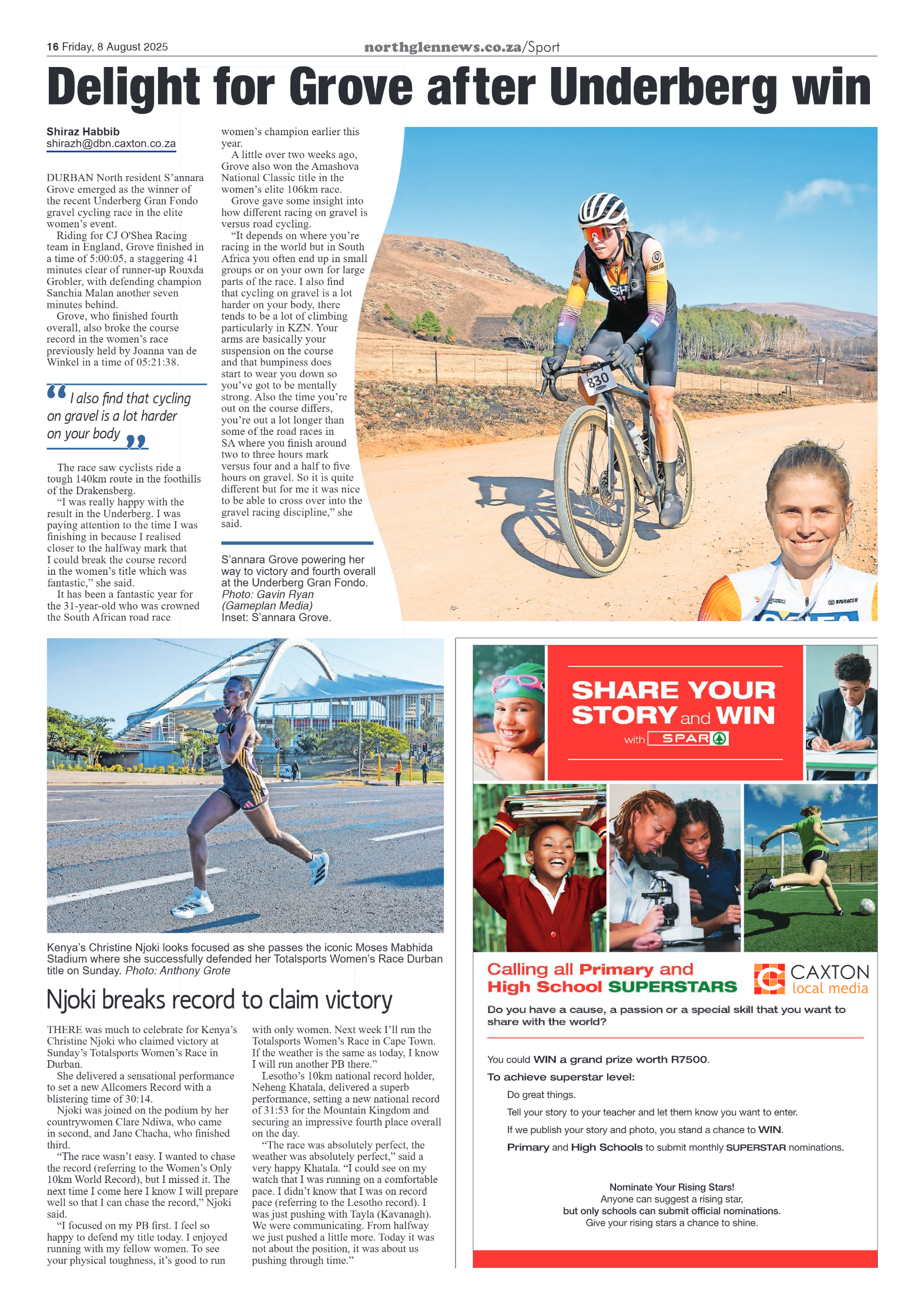 Northglen News 08 August 2025 page 16