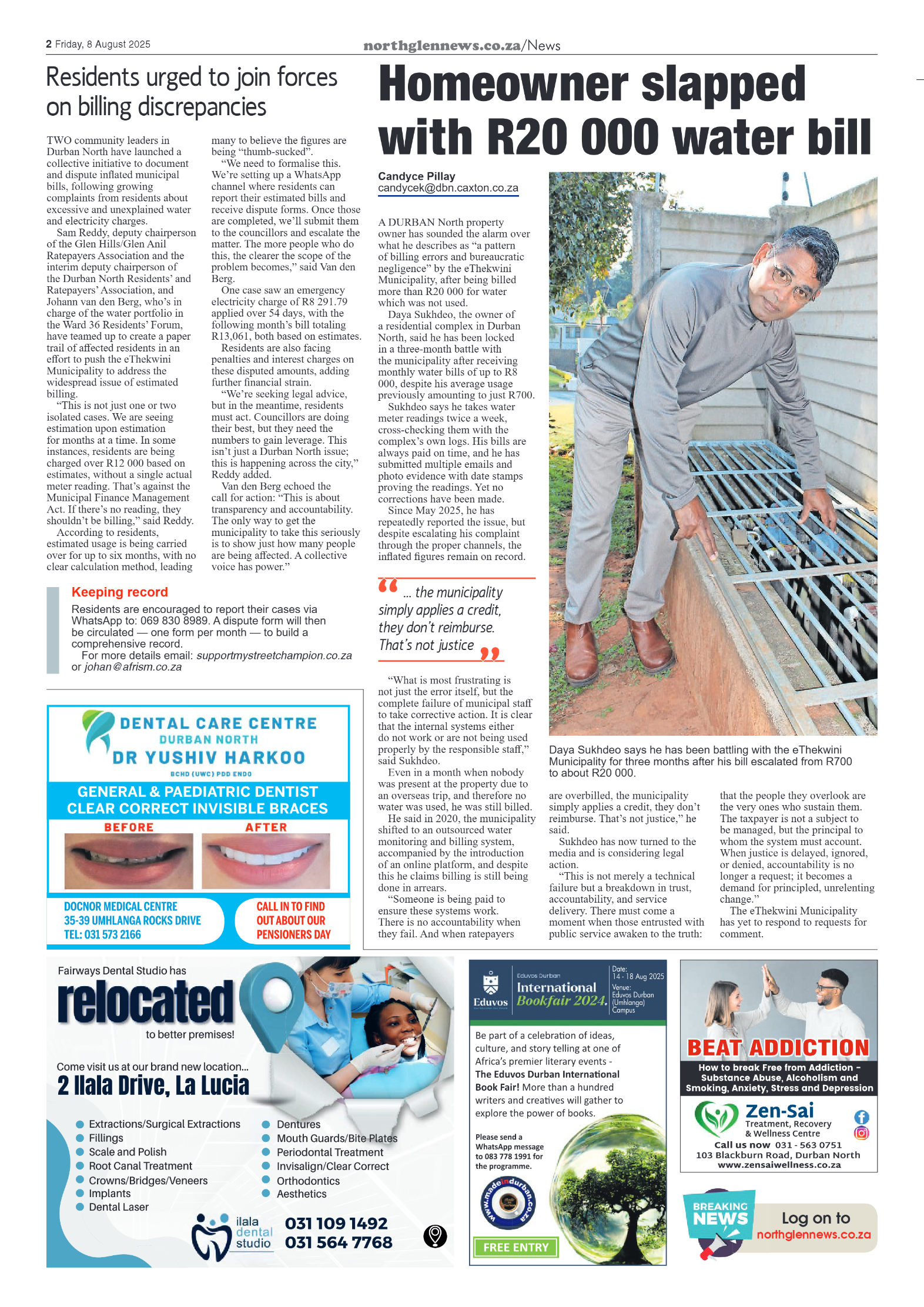 Northglen News 08 August 2025 page 2