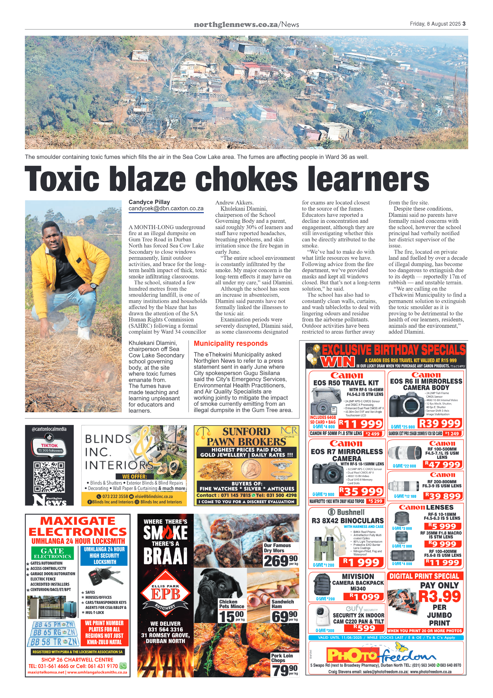 Northglen News 08 August 2025 page 3