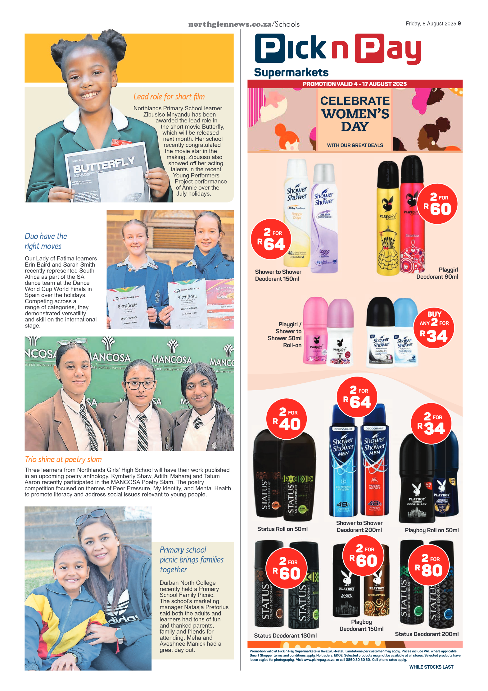 Northglen News 08 August 2025 page 9