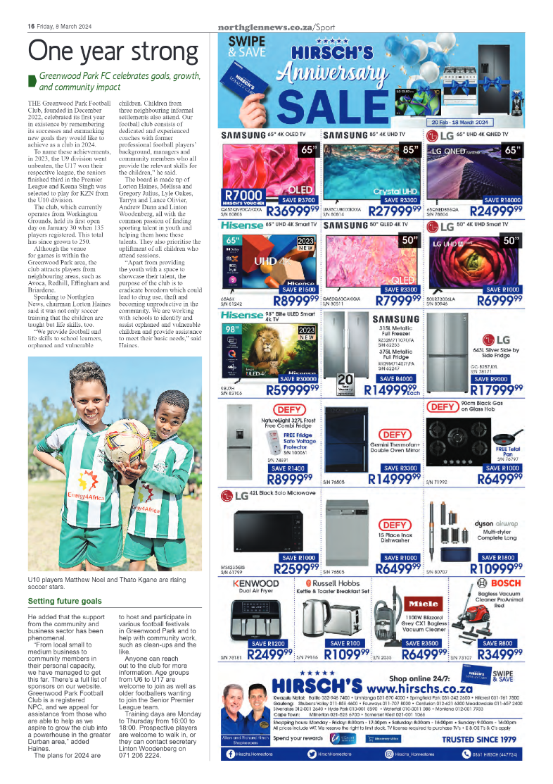 Northglen News 08 March 2024 page 16