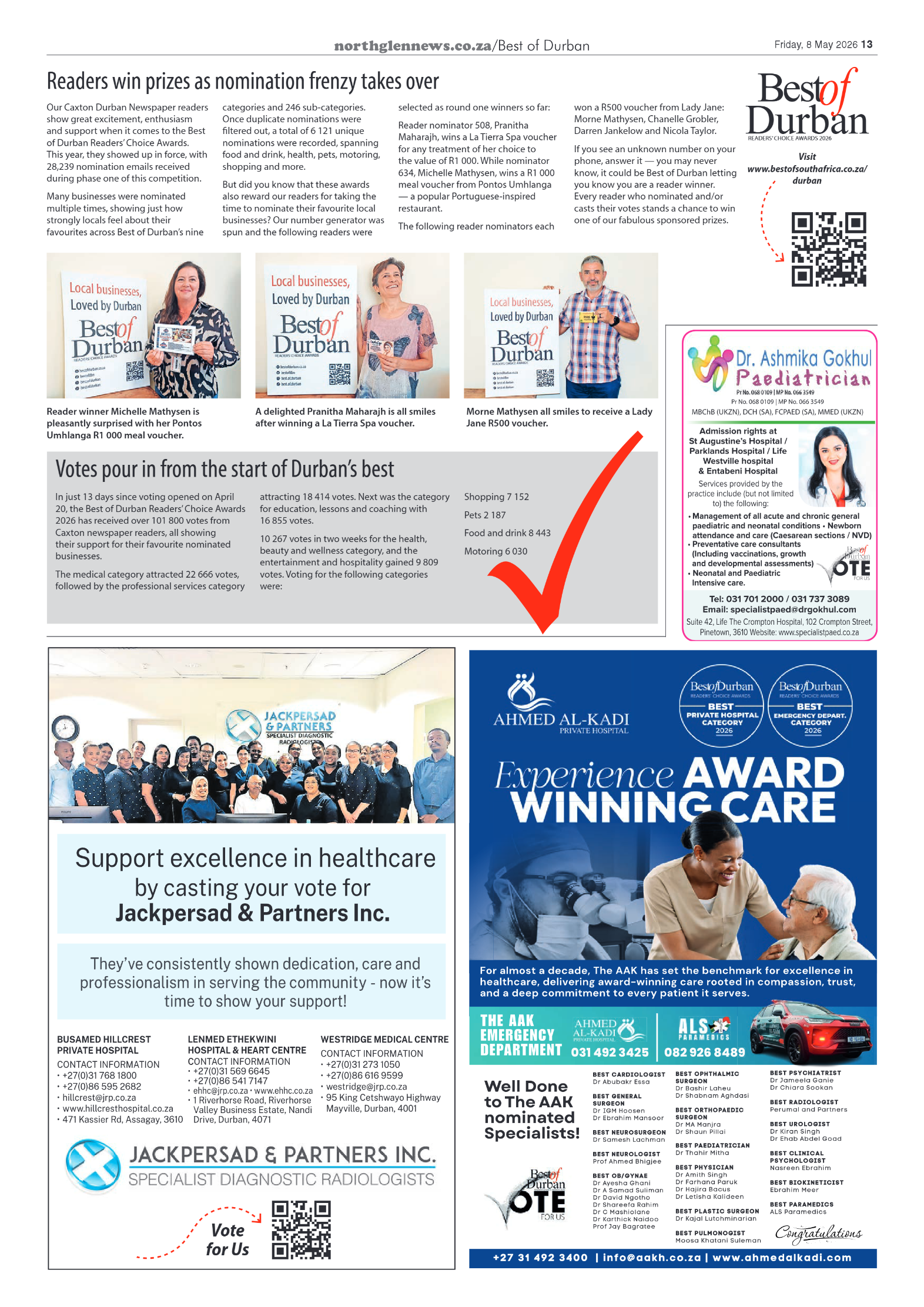 Northglen News 08 May 2026 page 13